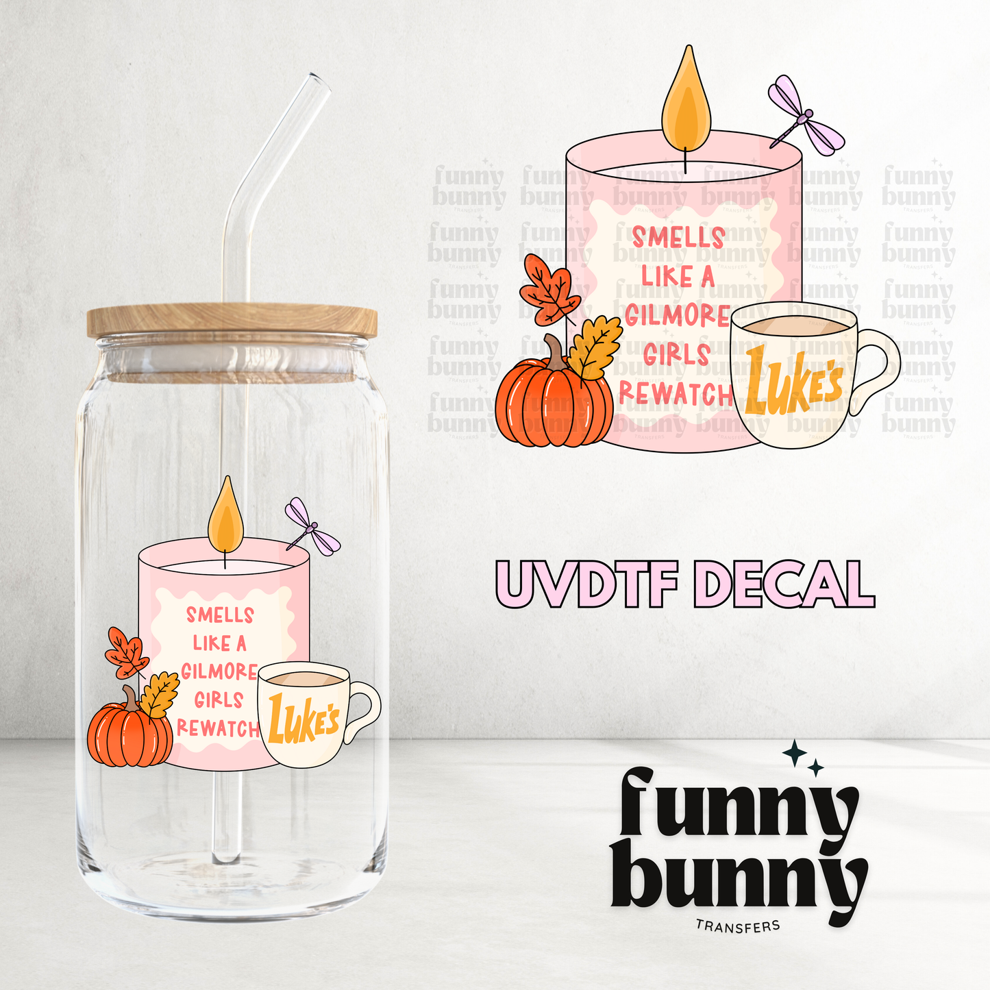 Smells Like Rewatch - UVDTF Decal
