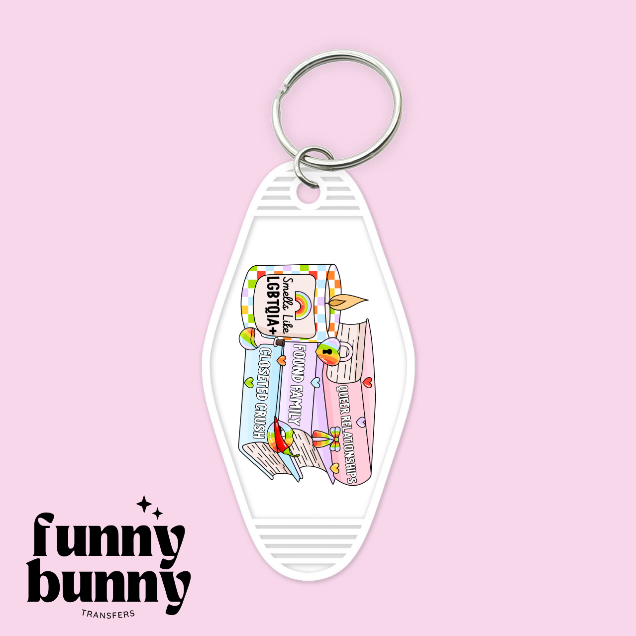Smells Like LGBTQIA+ - Motel Keychain