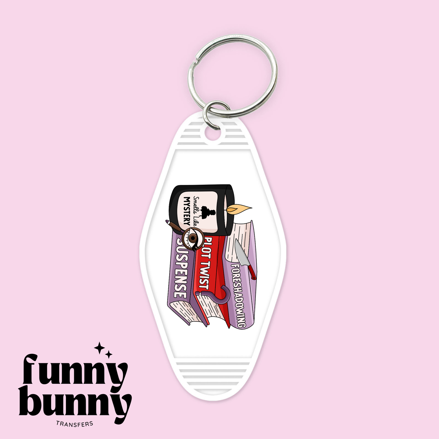 Smells Like Mystery - Motel Keychain