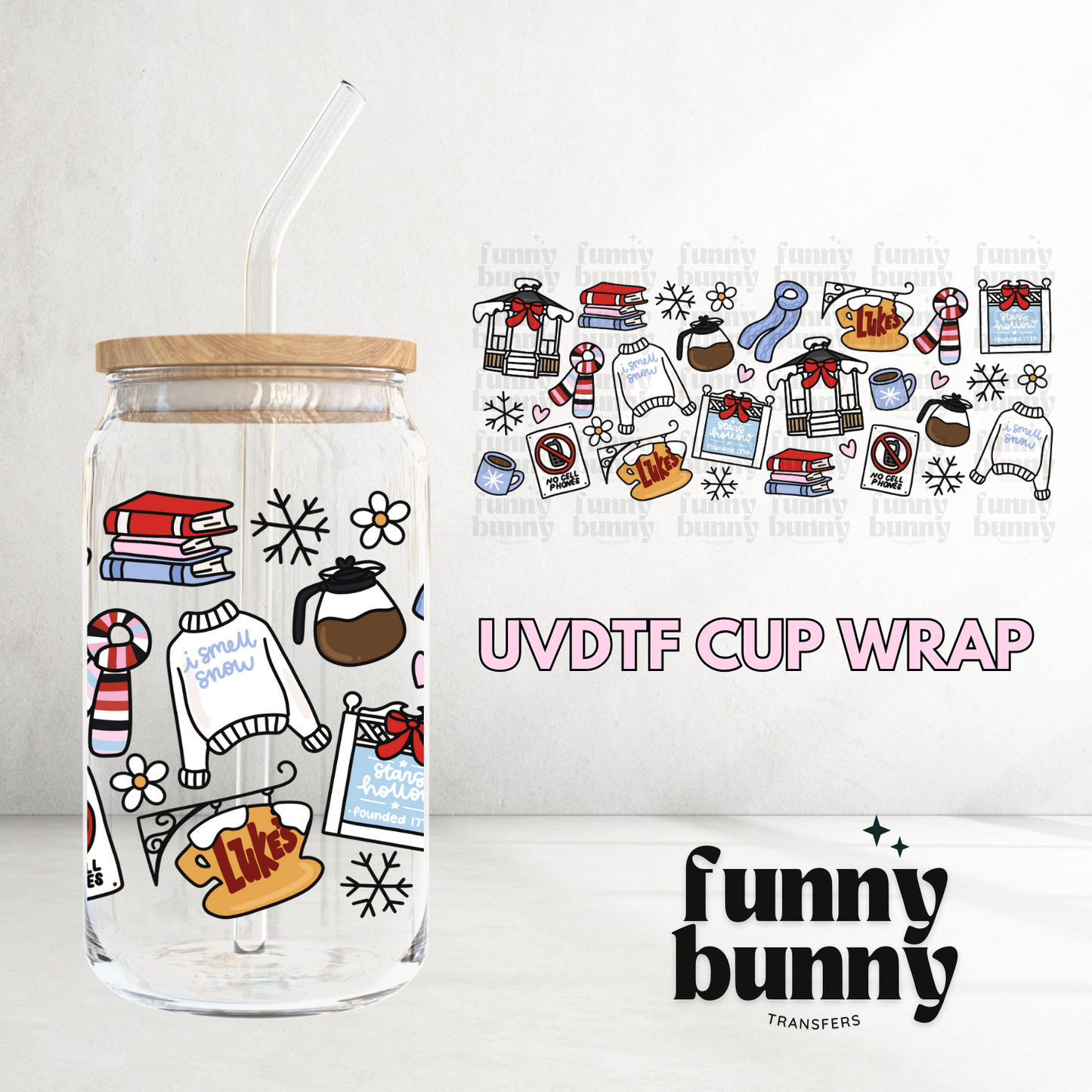 Snow Rewatch - 16oz UVDTF Cup Wrap
