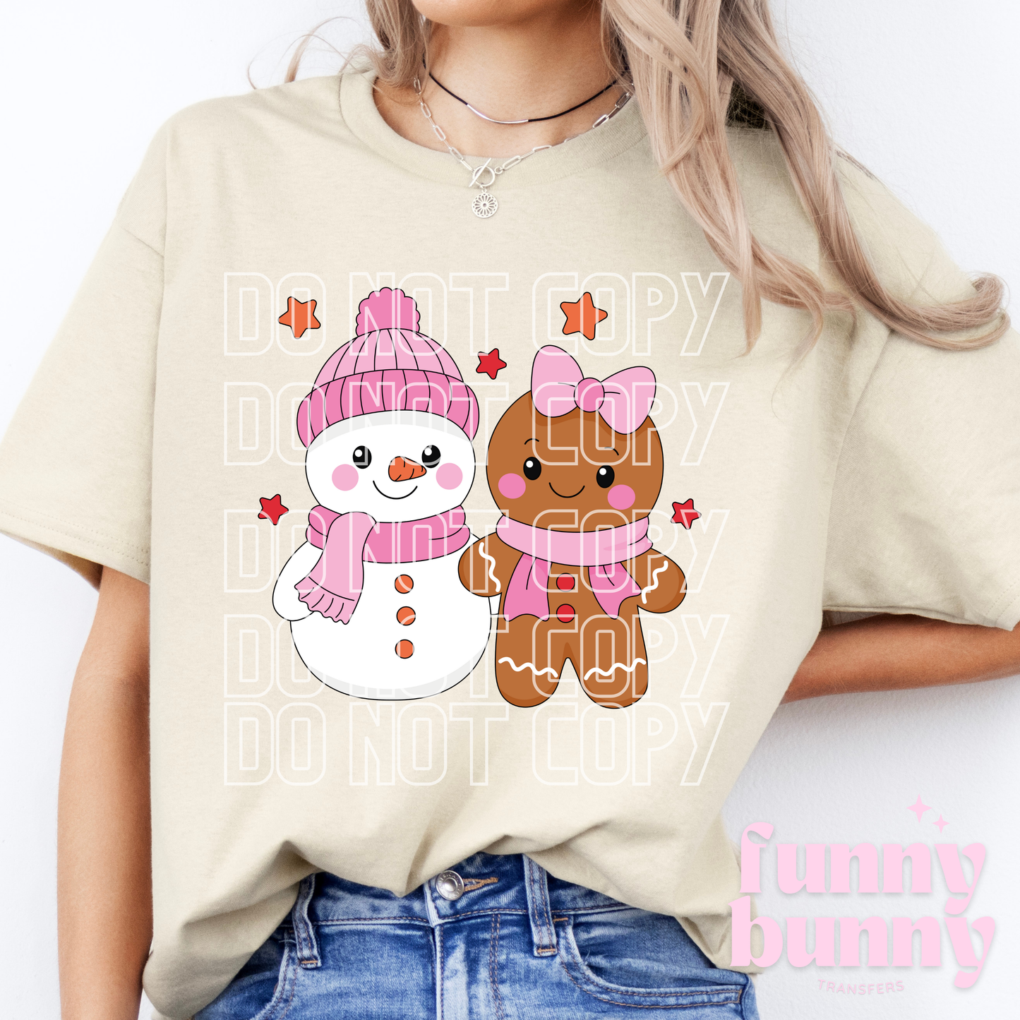 Snowman & Gingerbread Cuties - DTF Transfer
