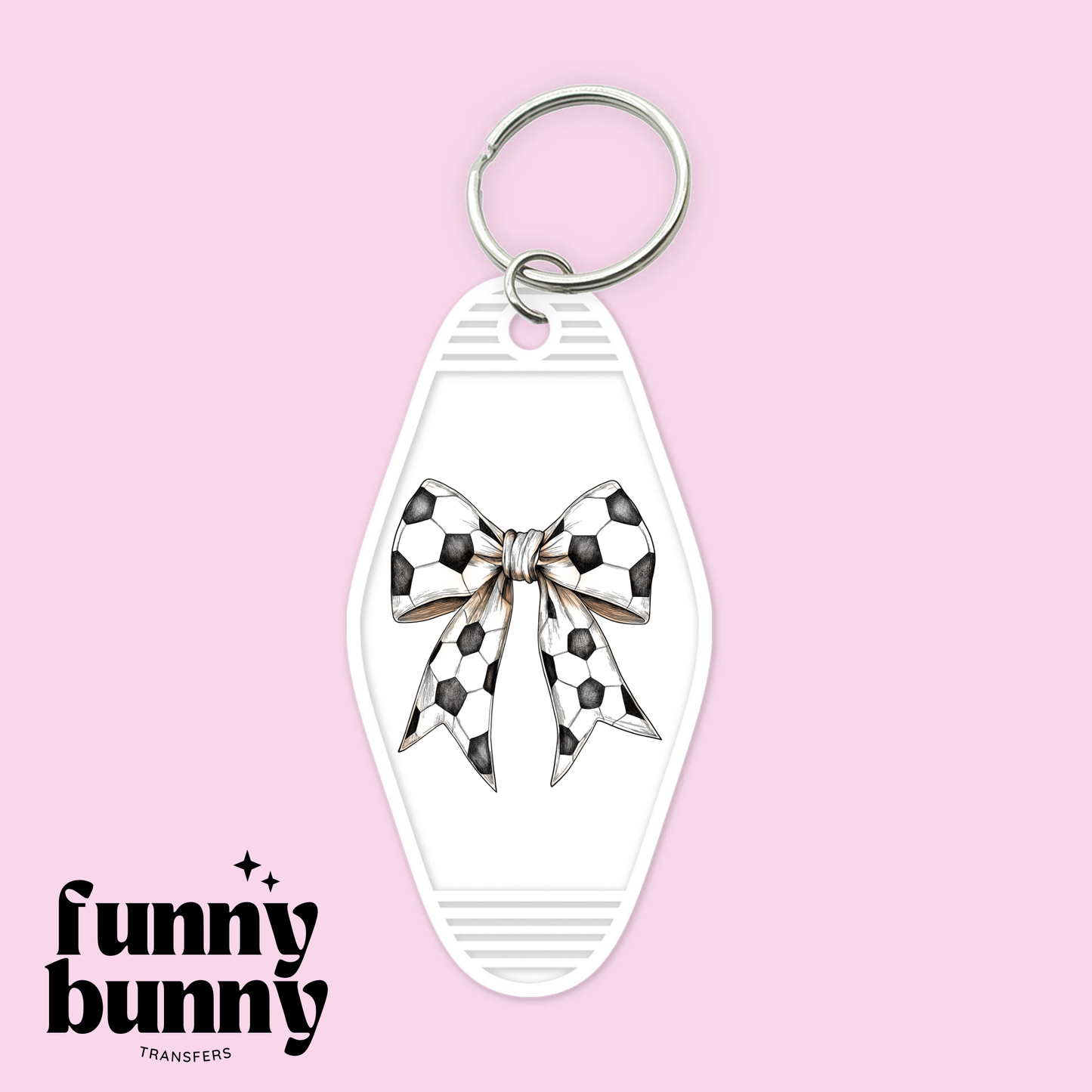 Soccer Bow - Motel Keychain