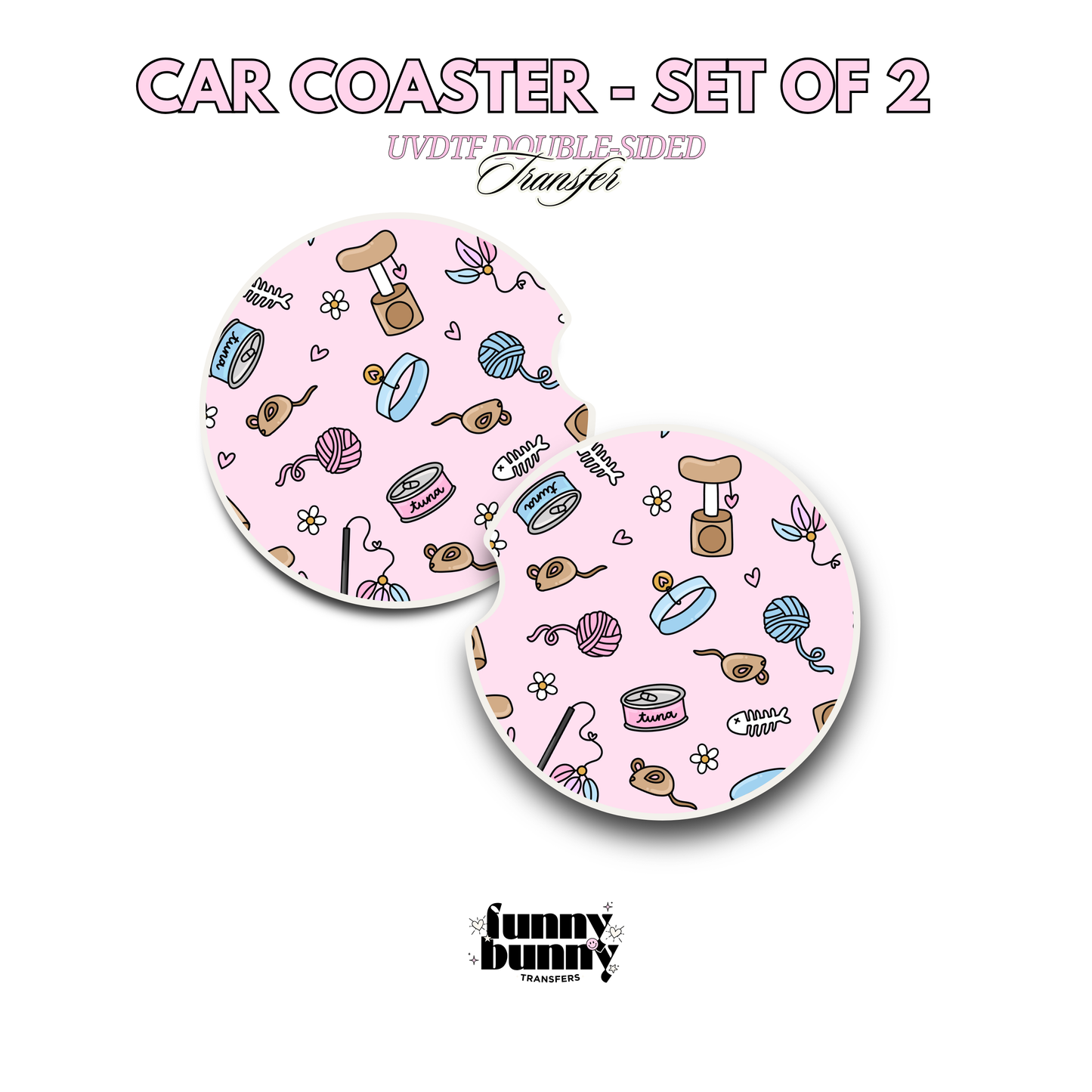 Soft Cat Mom - UVDTF Coaster