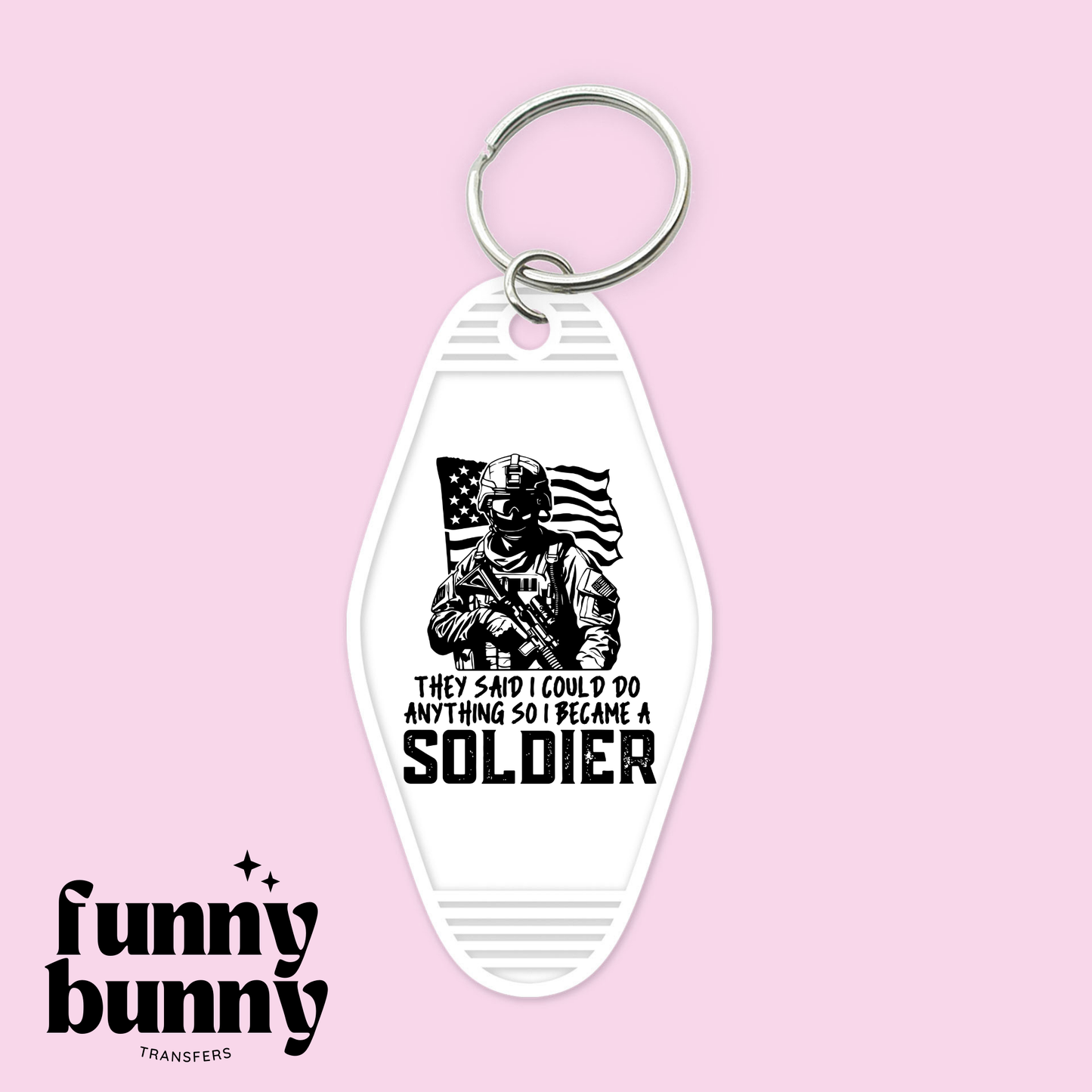 Soldier - Motel Keychain