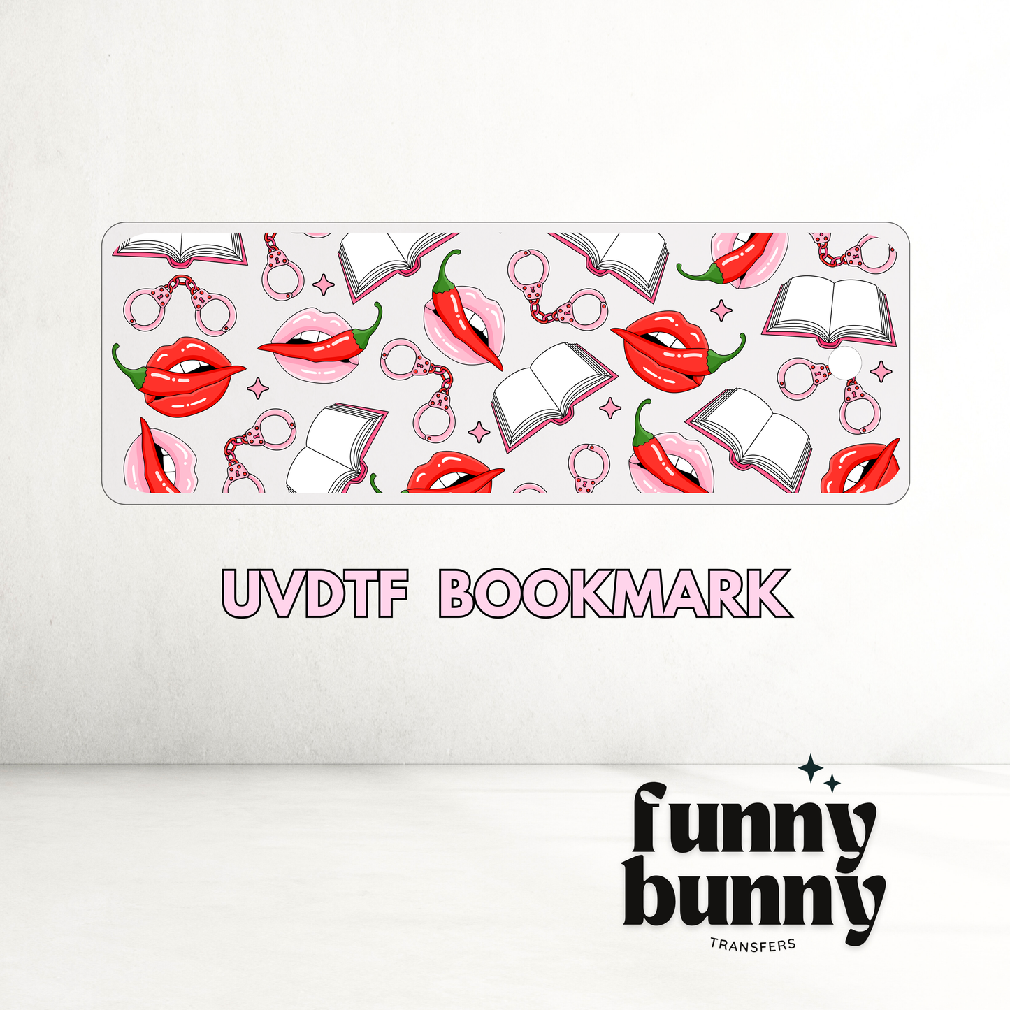 Spicy Romantic Book Club - UVDTF Bookmark Decal