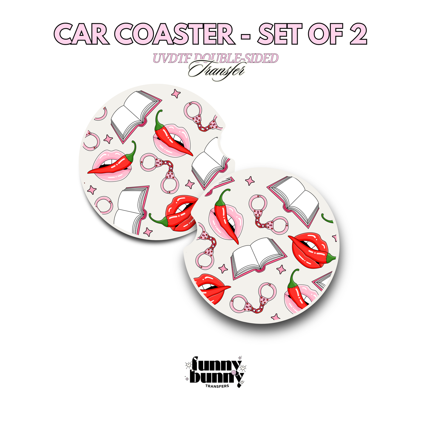 Spicy Romantic Book Club - UVDTF Coaster