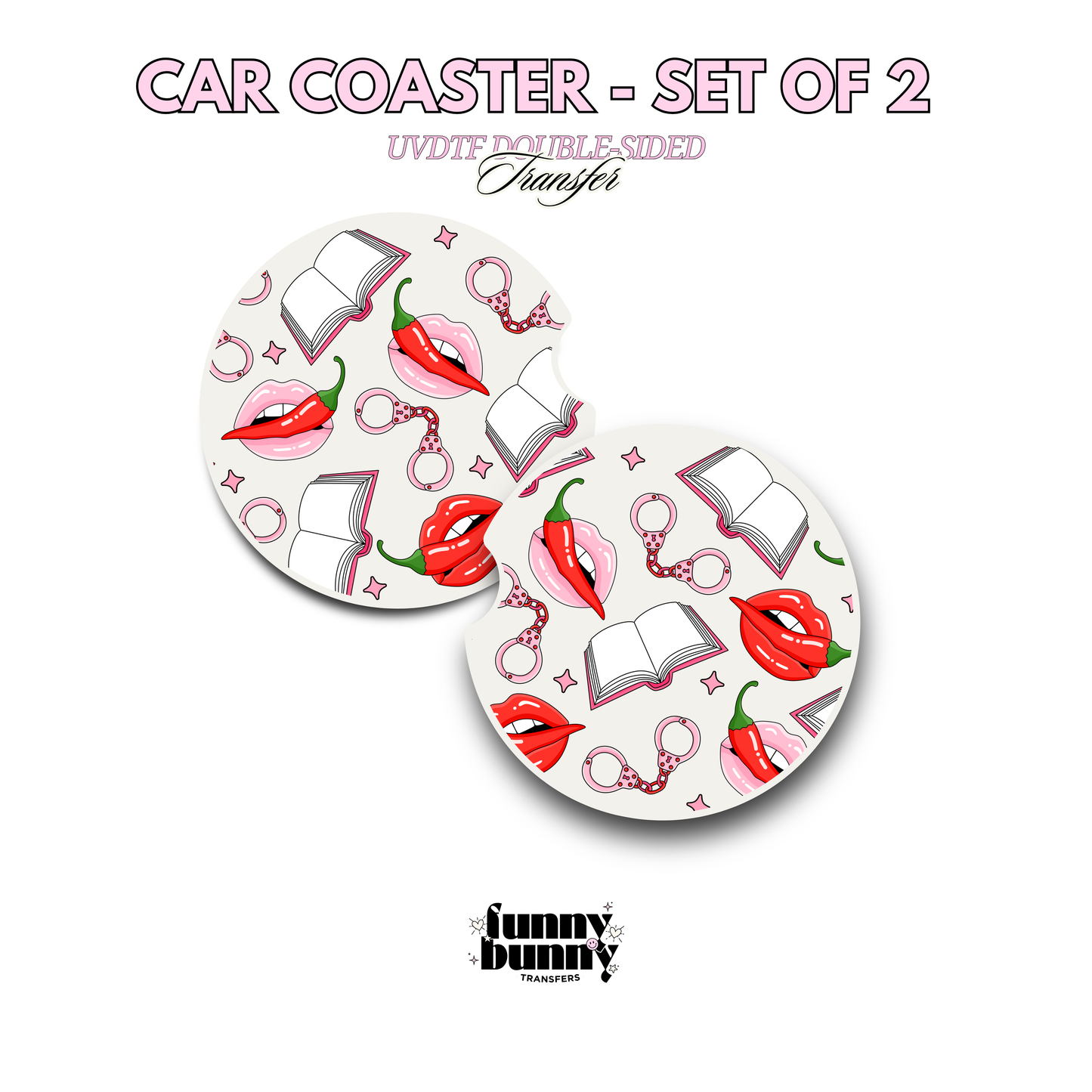 Spicy Romantic Book Club - UVDTF Coaster