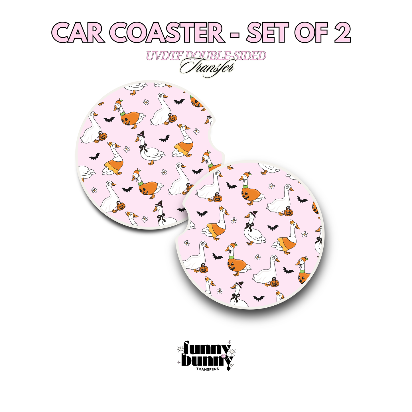 Spooky Goose - UVDTF Coaster