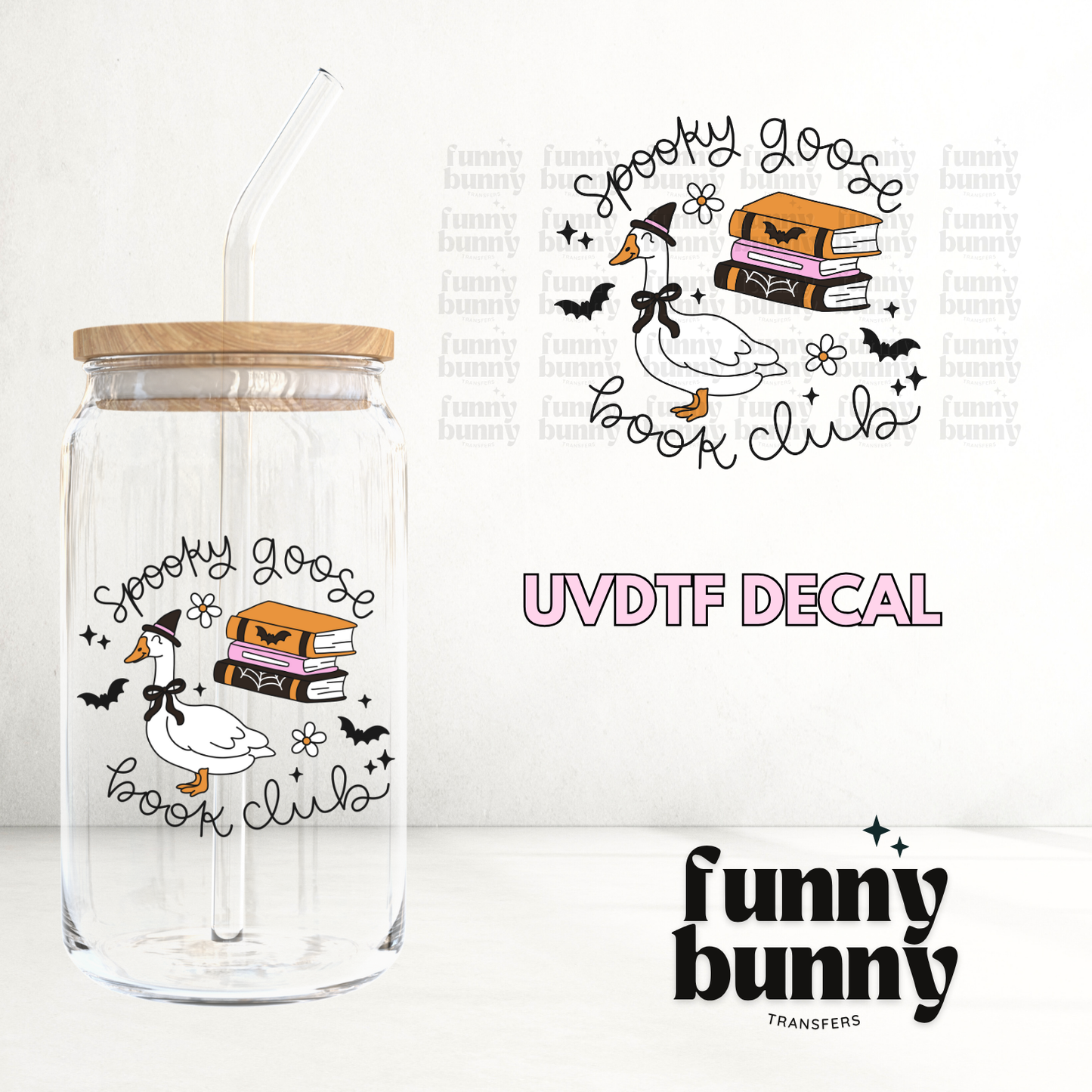 Spooky Goose - UVDTF Decal