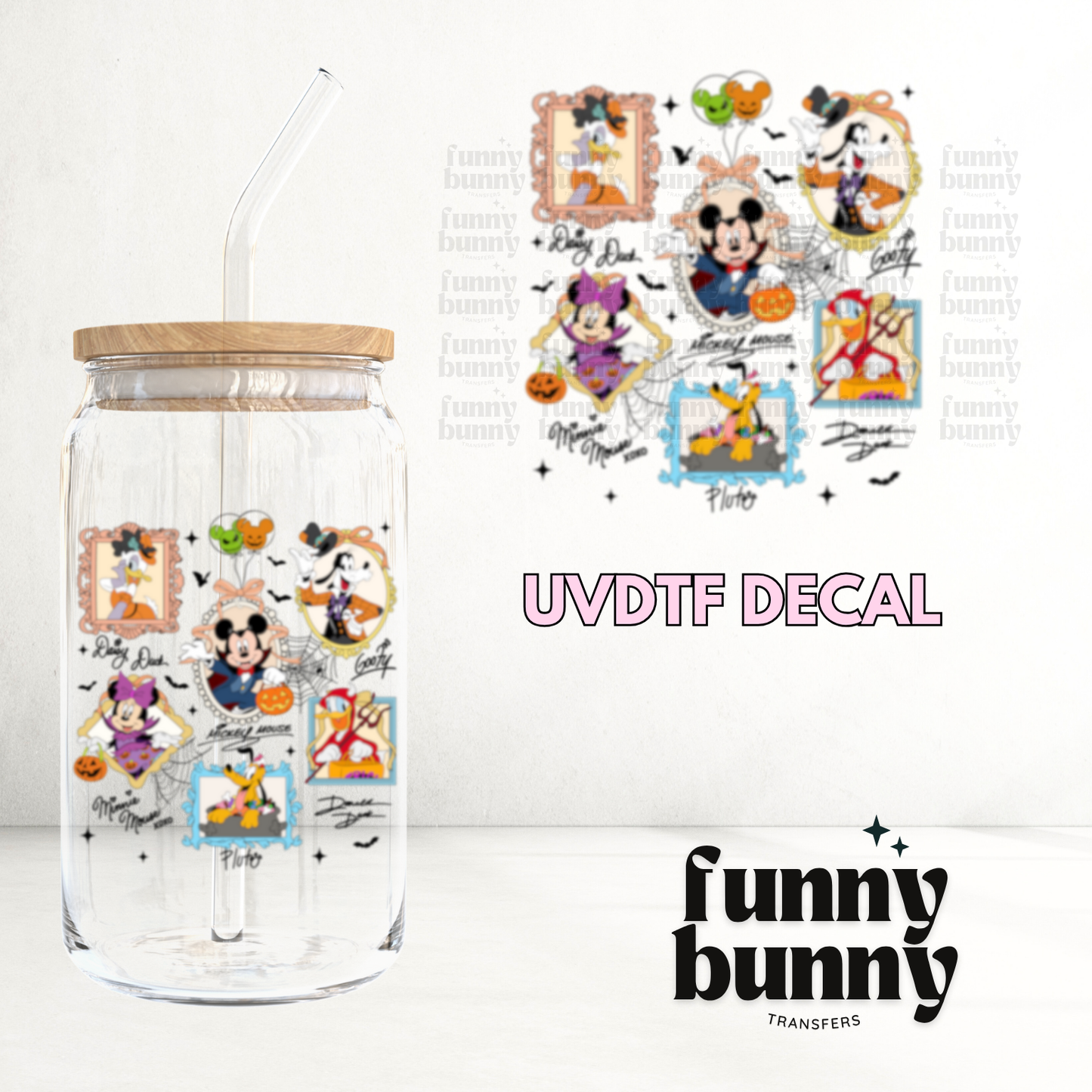 Spooky Mouse Frames - UVDTF Decal