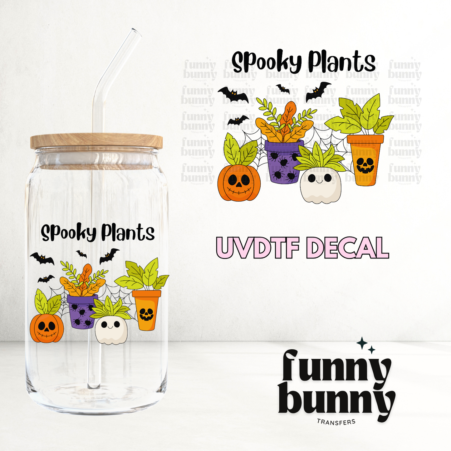 Spooky Plants 2.0 - UVDTF Decal