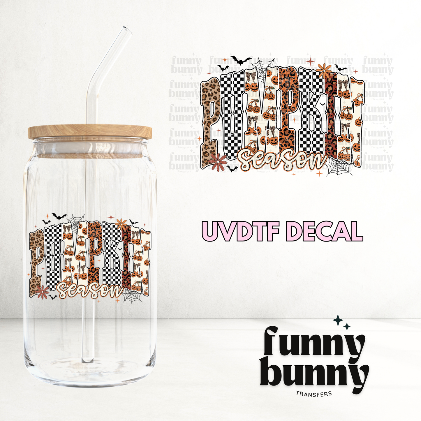 Spooky Pumpkin Season - UVDTF Decal