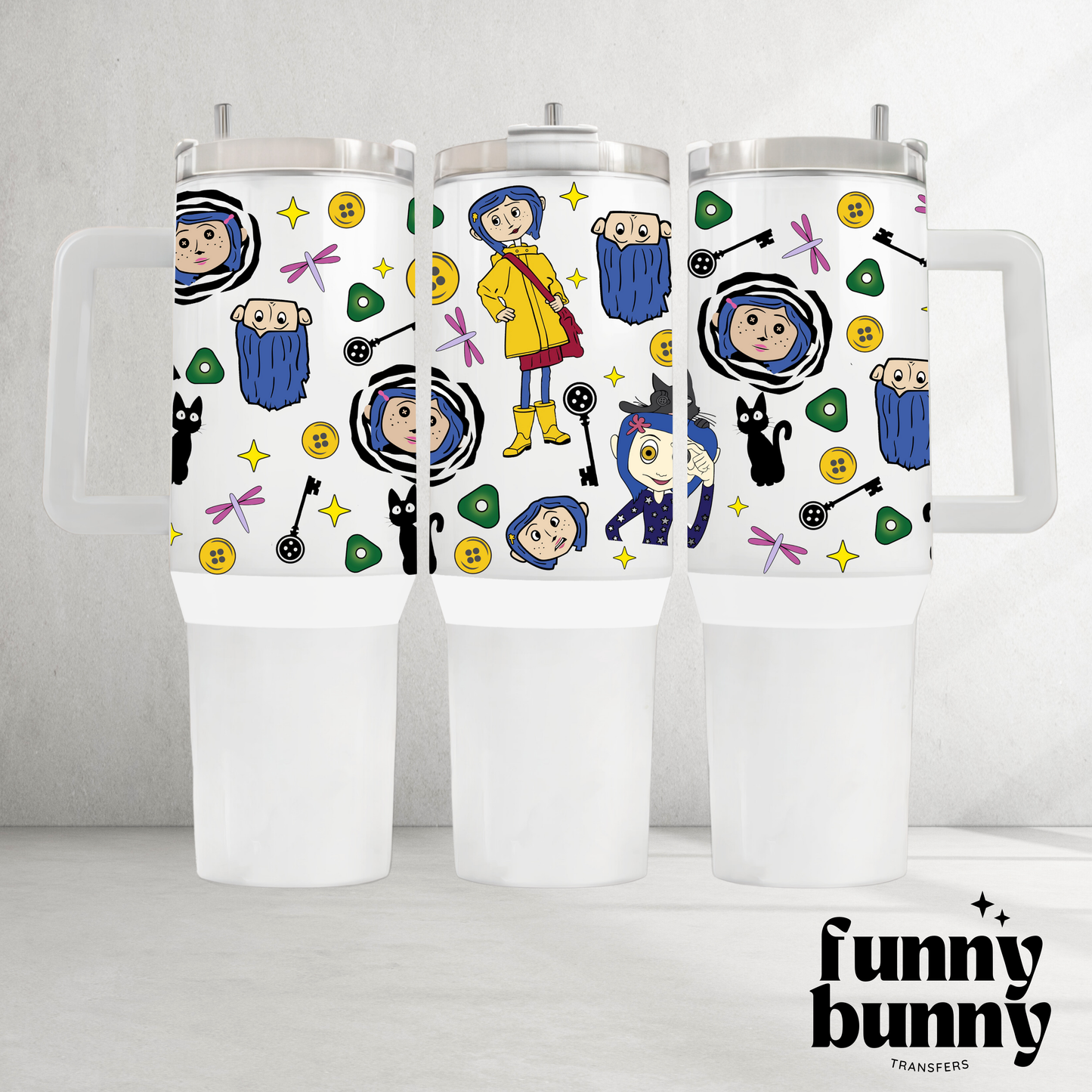 Spooky Ragdoll - 40oz UVDTF Tumbler Wrap