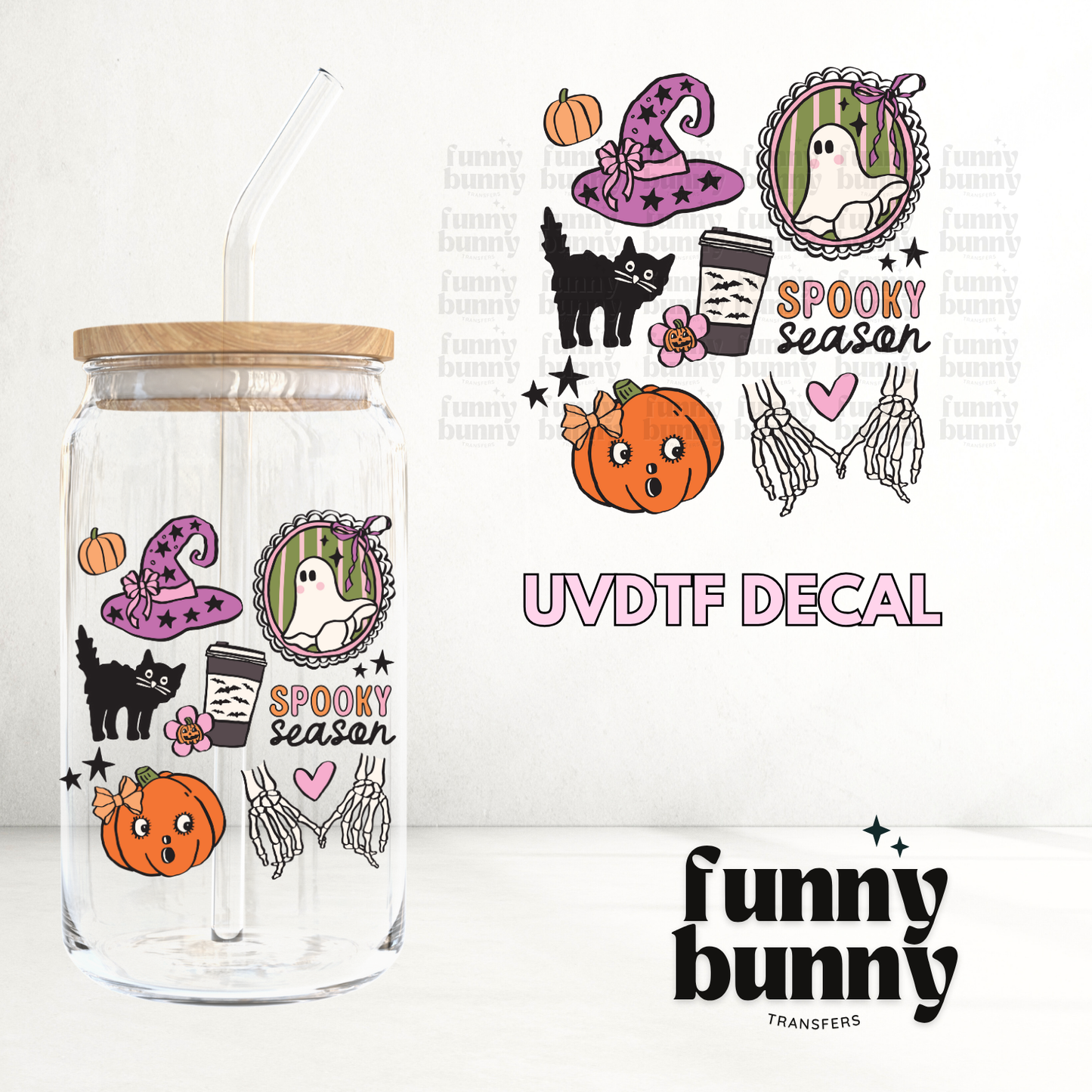 Spooky Season Essentials - UVDTF Decal