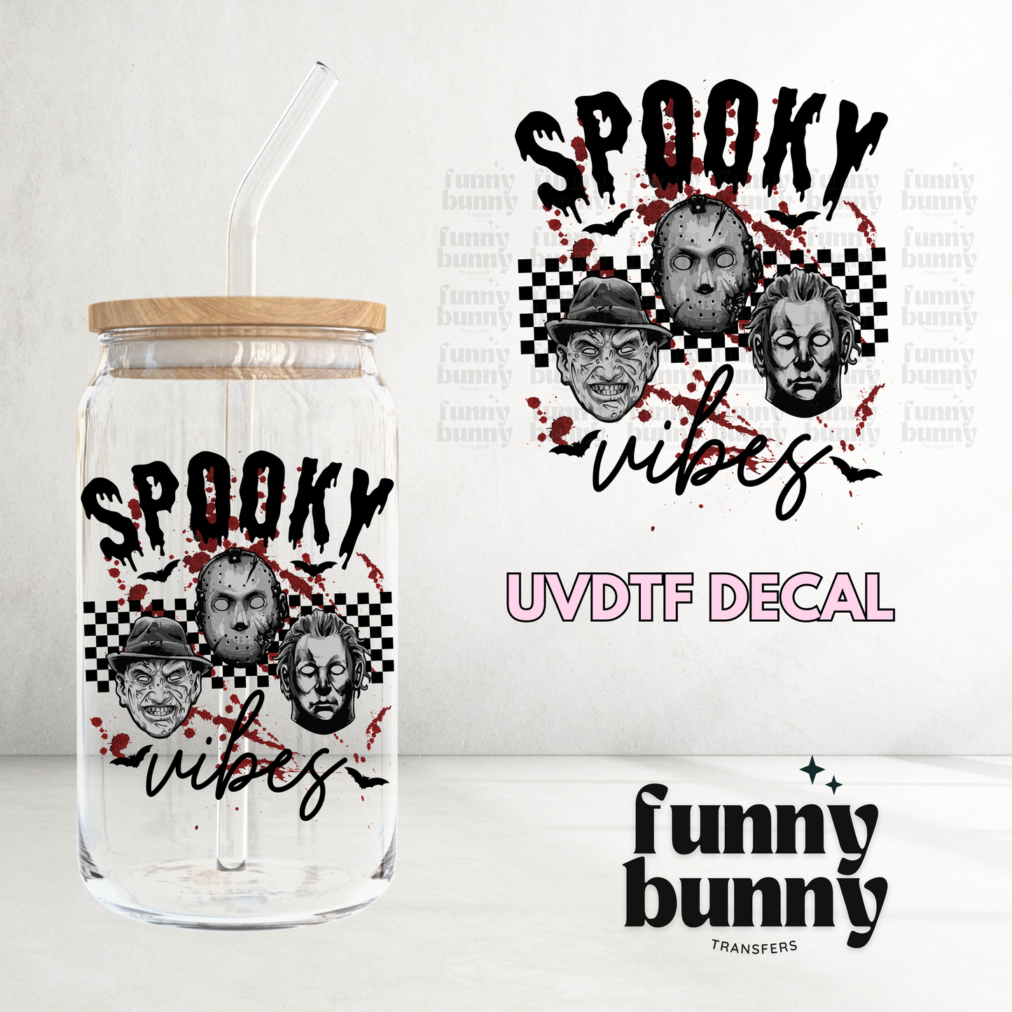 Spooky Vibes - UVDTF Decal