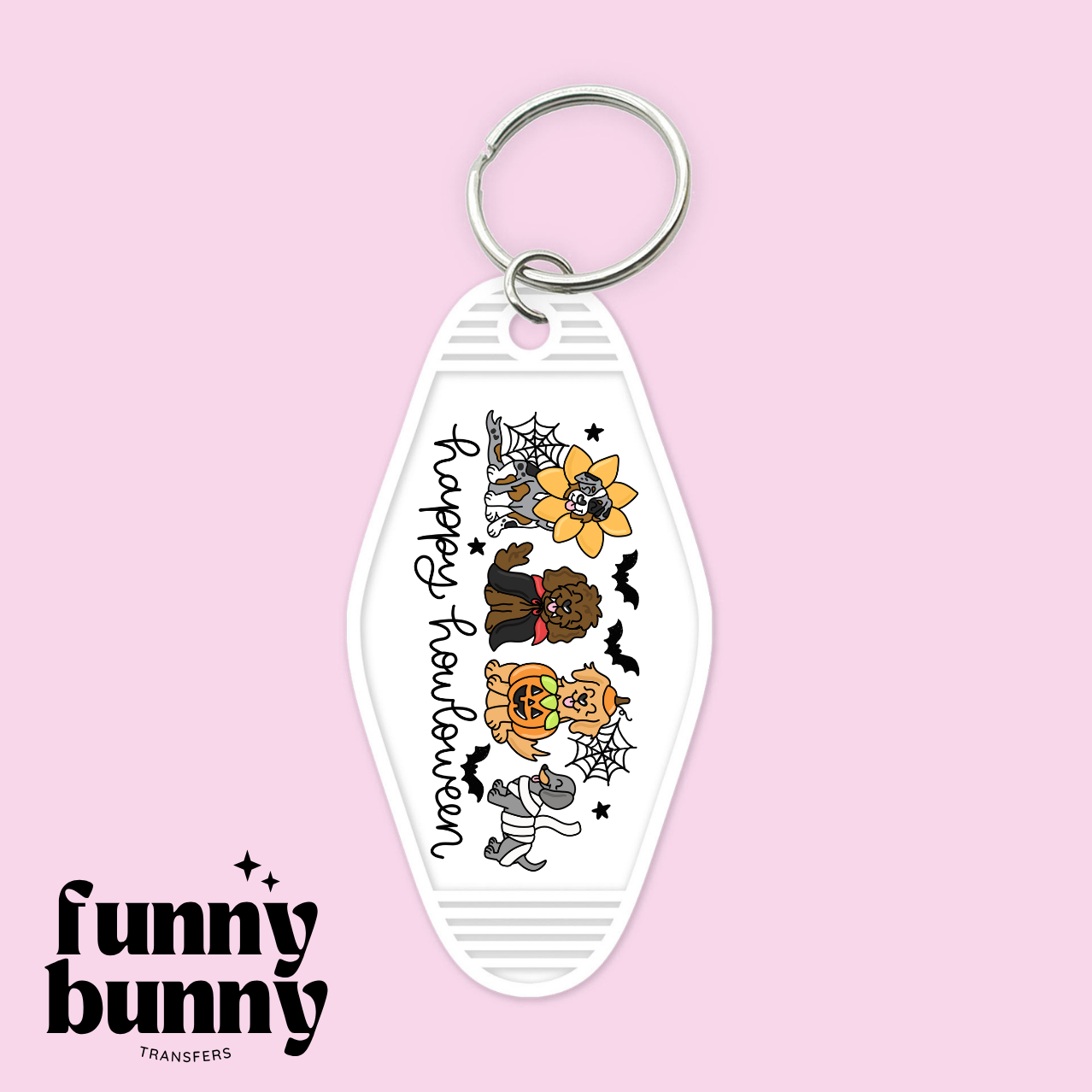 Spooky Woof Gang - Motel Keychain