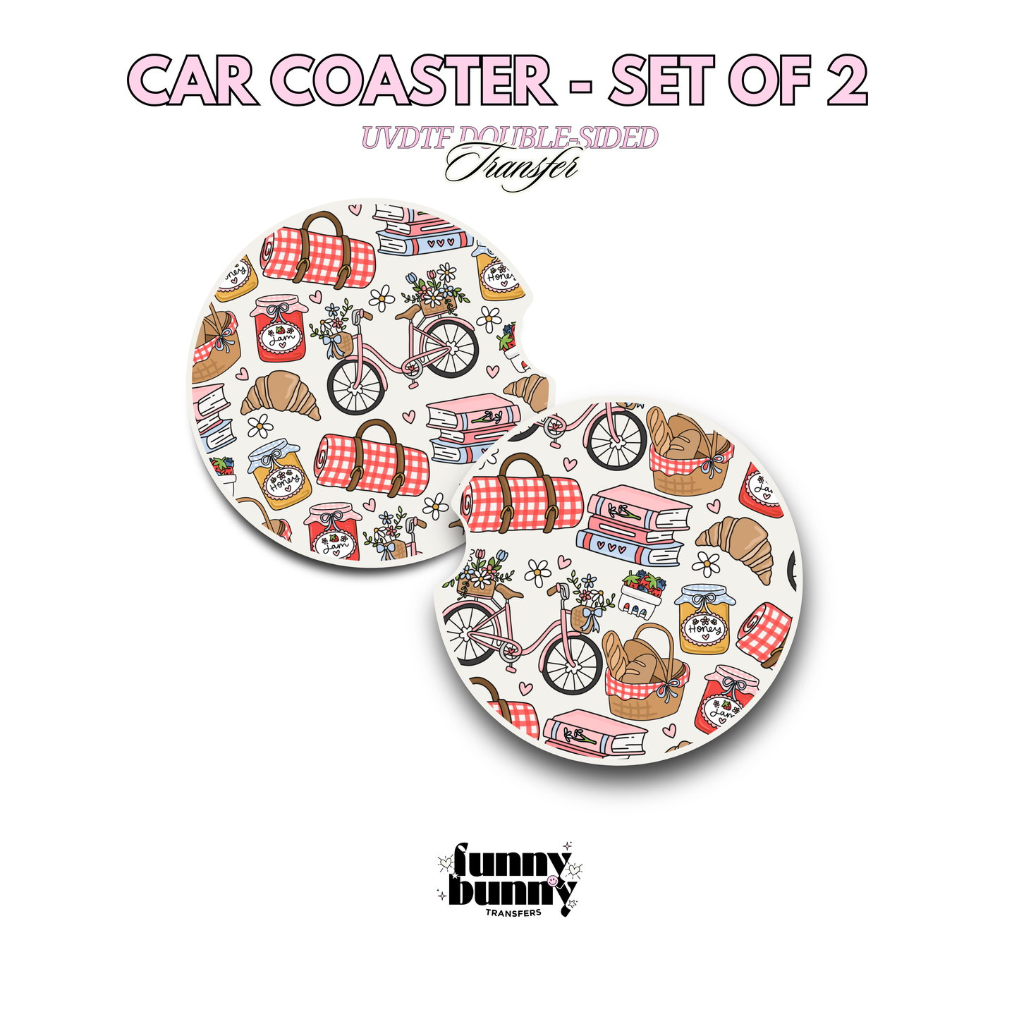 Spring Bike Ride - UVDTF Coaster
