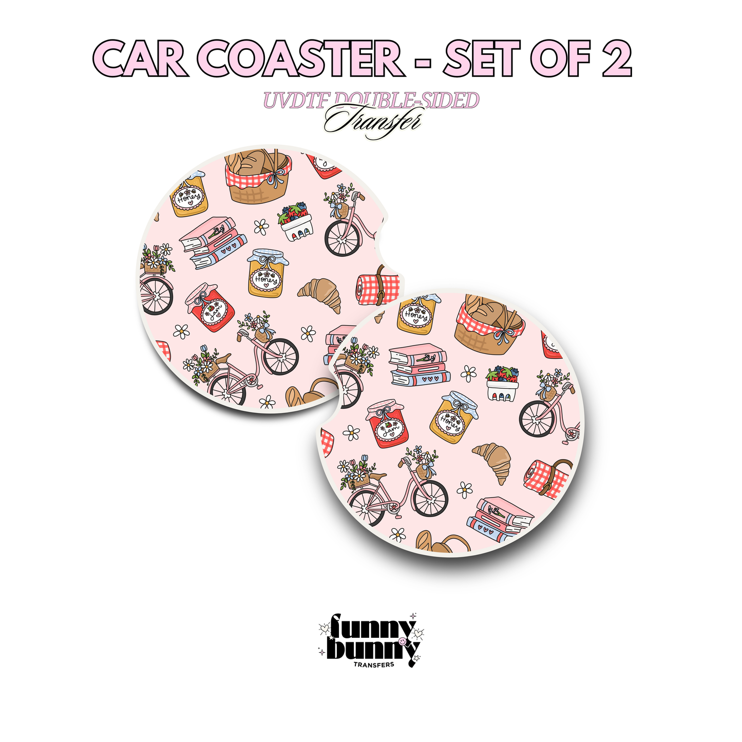 Spring Bike Ride - UVDTF Coaster