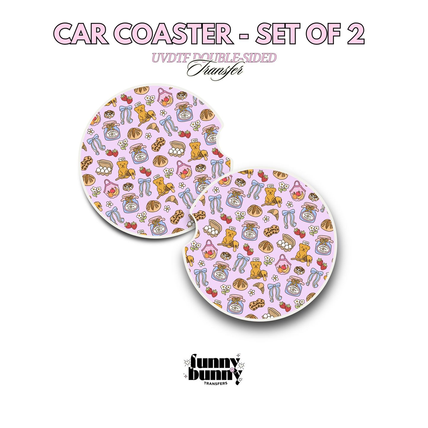 Spring Picnic Essentials - UVDTF Coaster