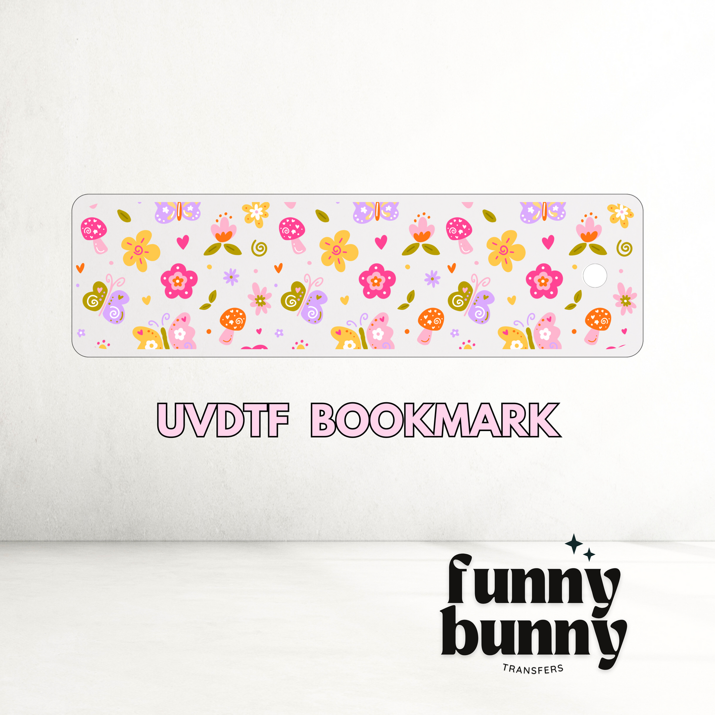 Spring Retro Field - UVDTF Bookmark Decal