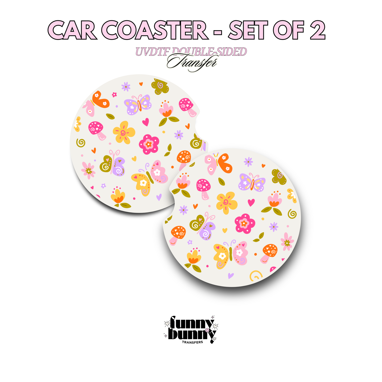 Spring Retro Field - UVDTF Coaster