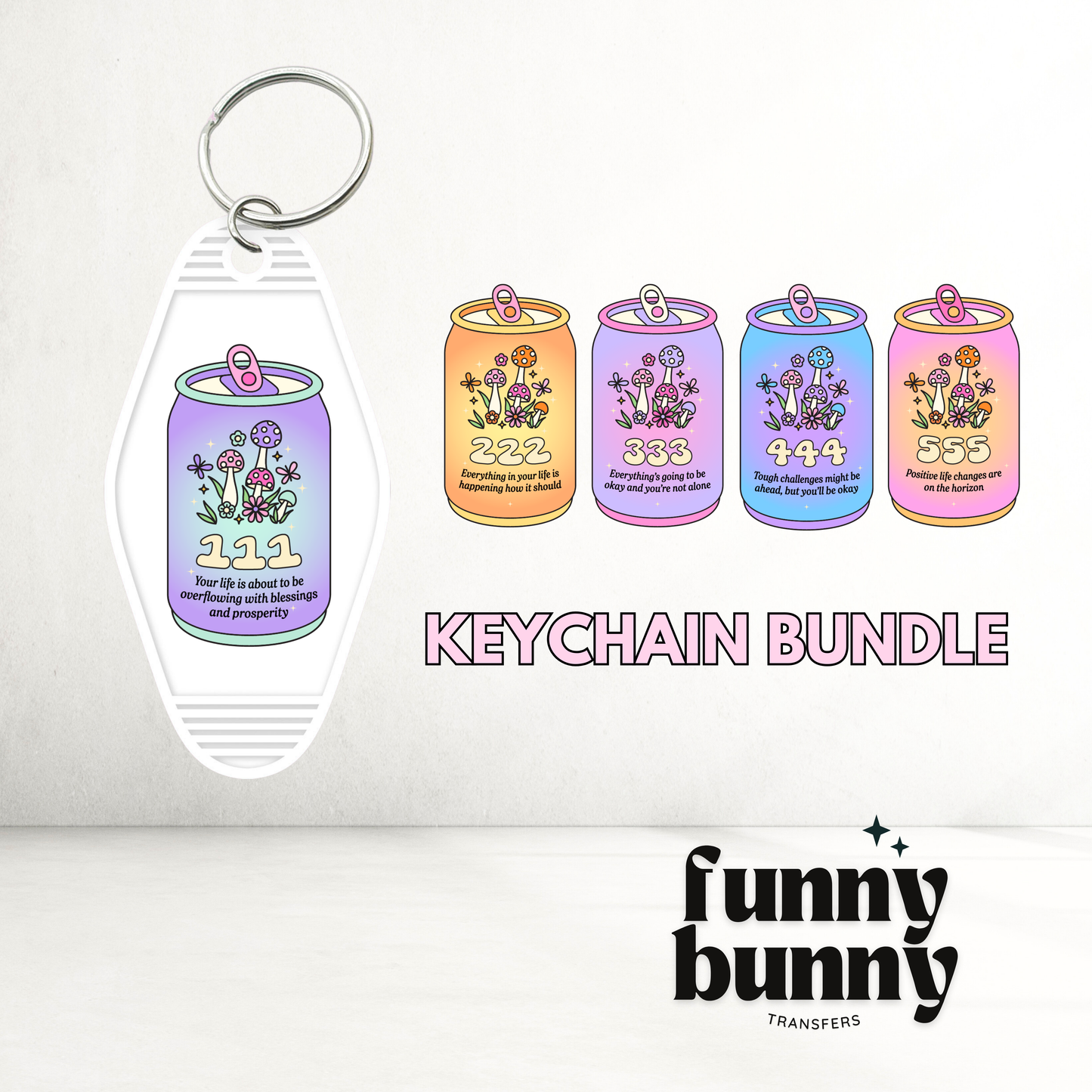 Spritz 111-222-333-444-555 - Motel Keychain Bundle