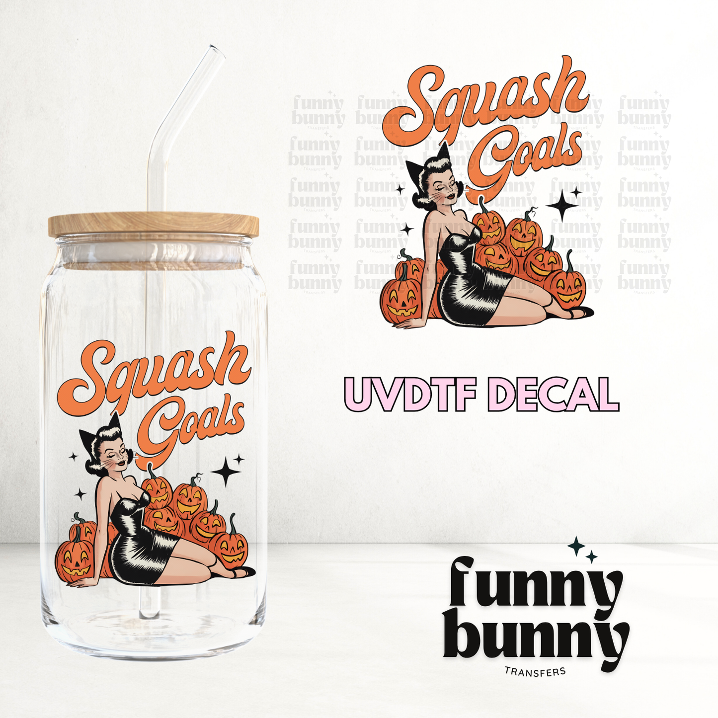 Squash Ghouls - UVDTF Decal