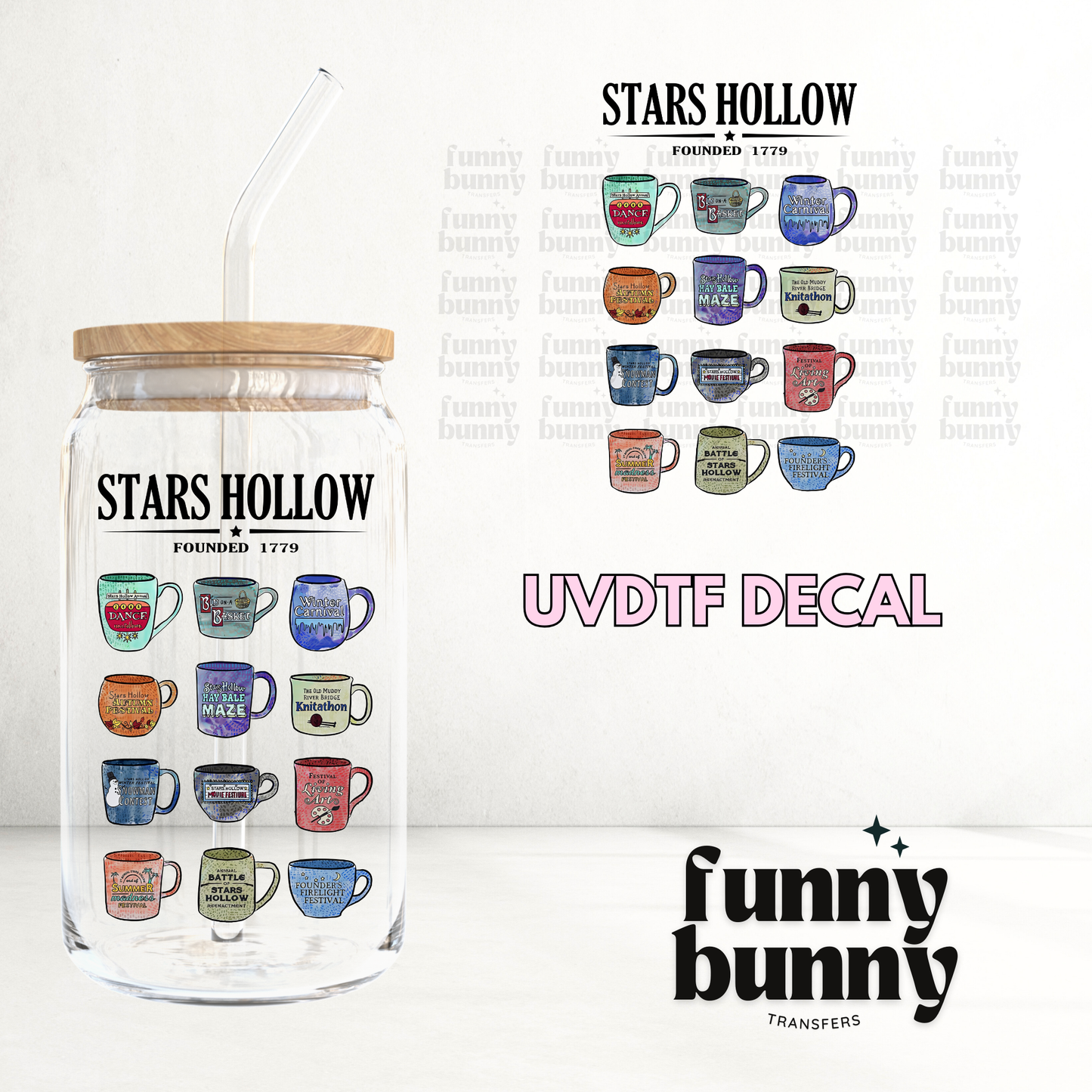 Rewatch Coffee Cups - UVDTF Decal