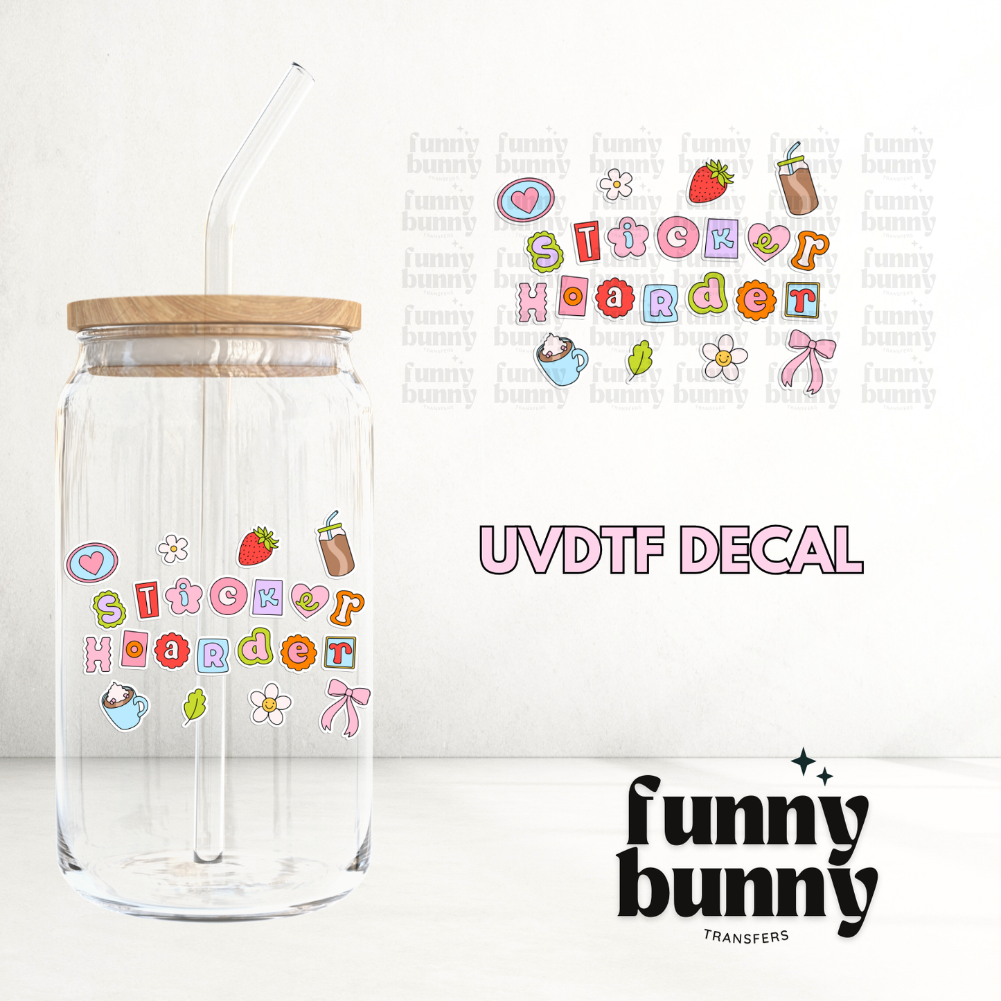 Sticker Hoarder - UVDTF Decal