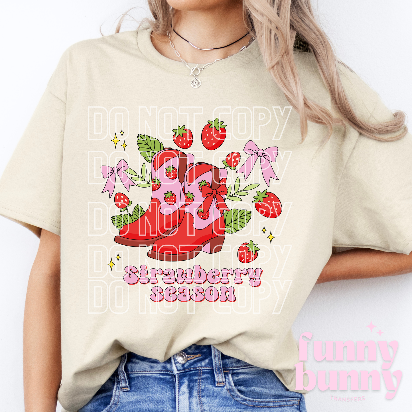 Strawberry Boots - DTF Transfer