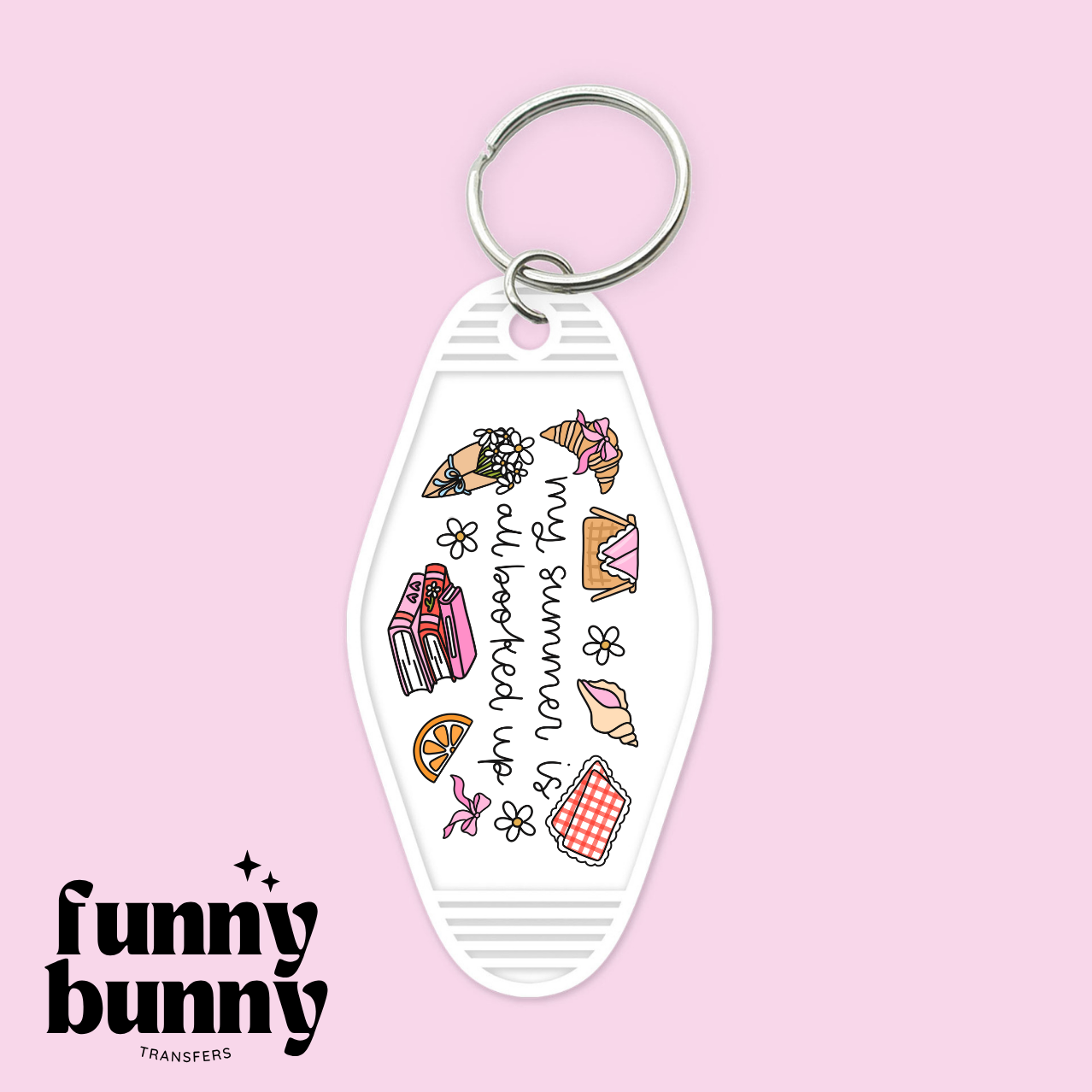 Summer All Booked 2.0 - Motel Keychain