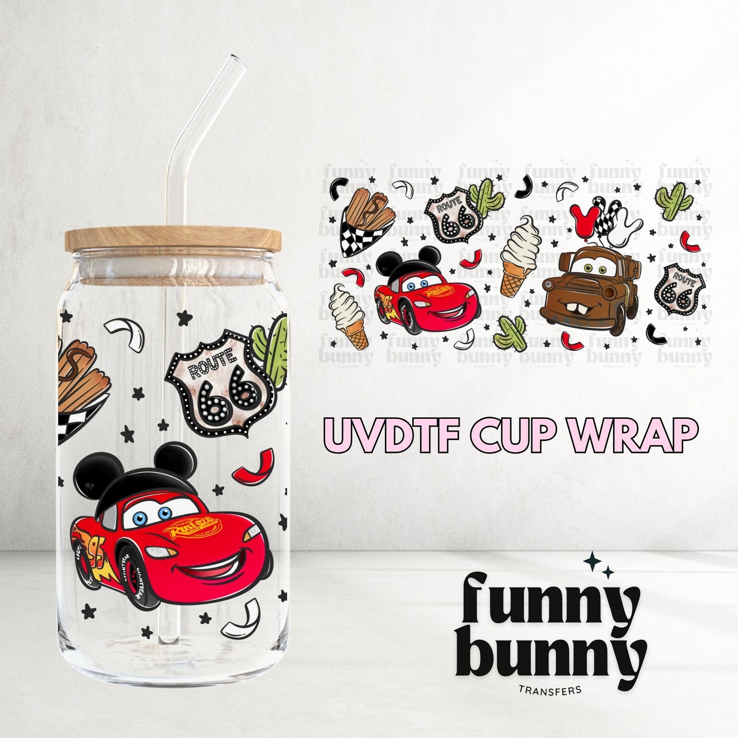Summer Kachow - 16oz UVDTF Cup Wrap