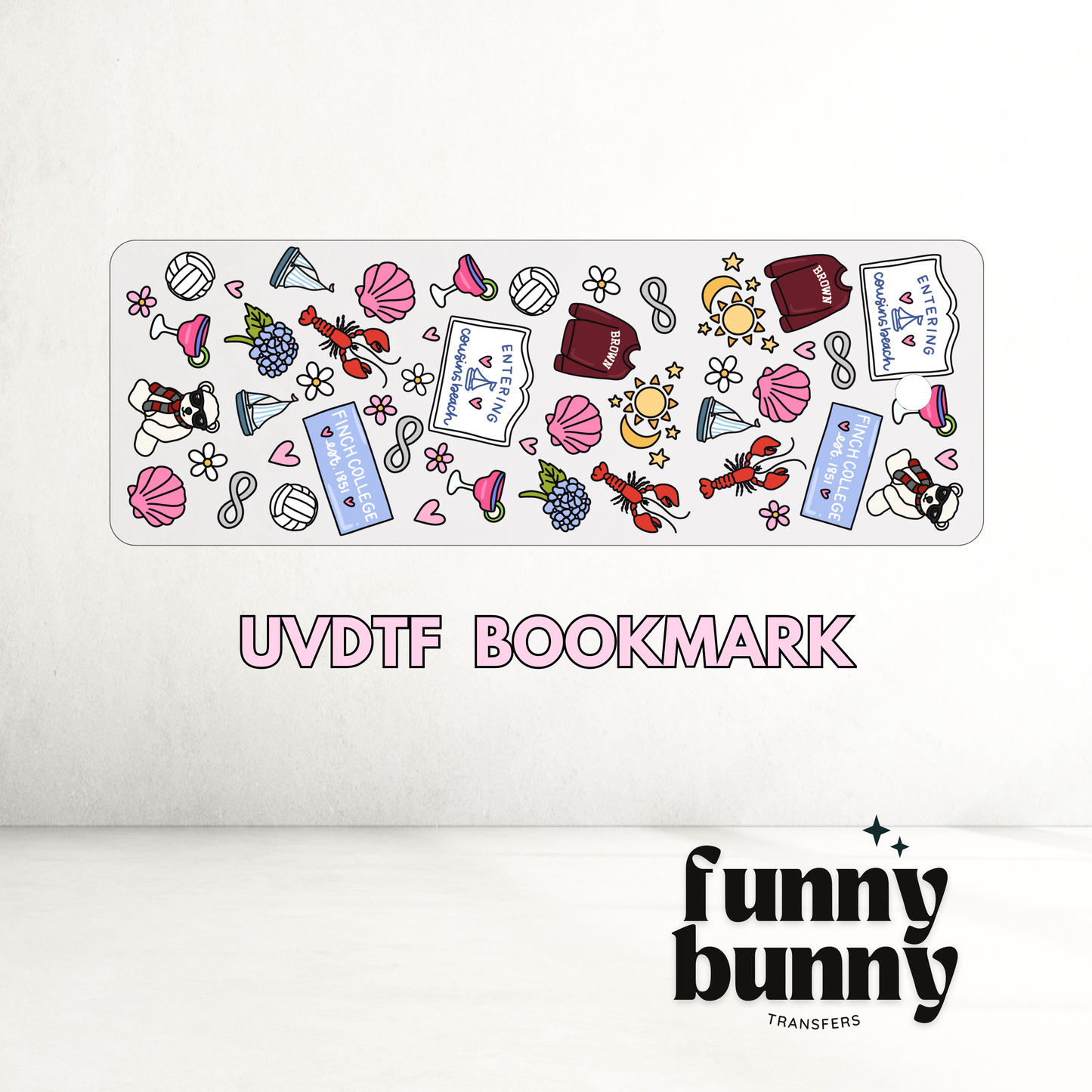 Summer Pretty - UVDTF Bookmark Decal