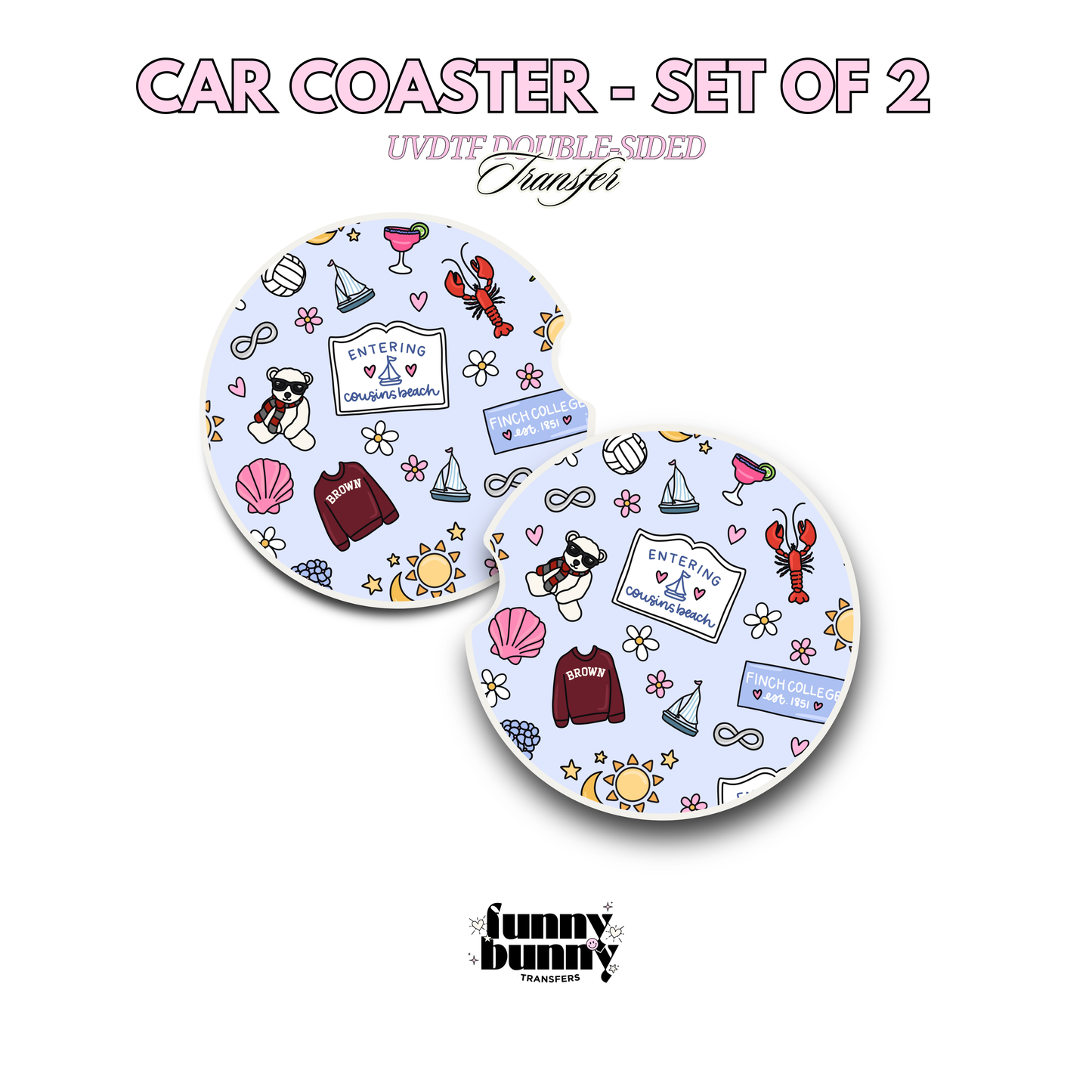 Summer Pretty - UVDTF Coaster