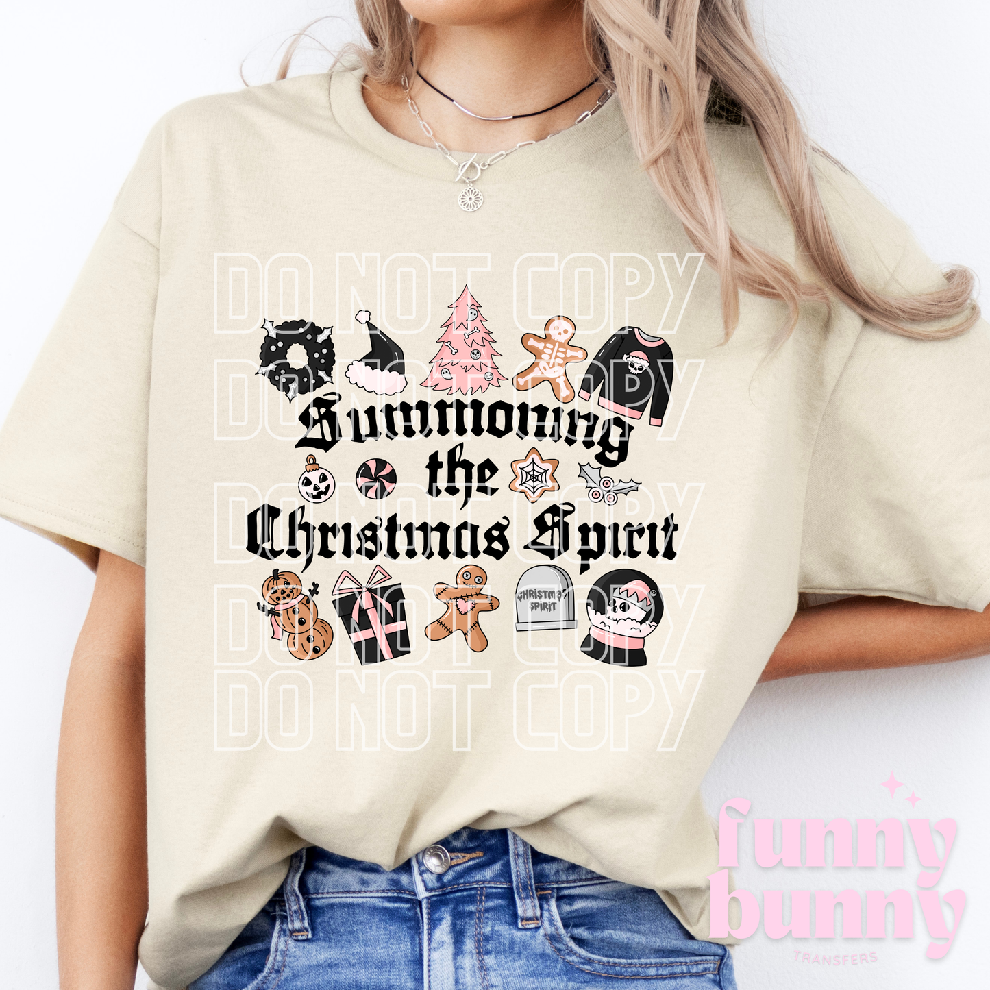 Summoning The Xmas Spirit - DTF Transfer