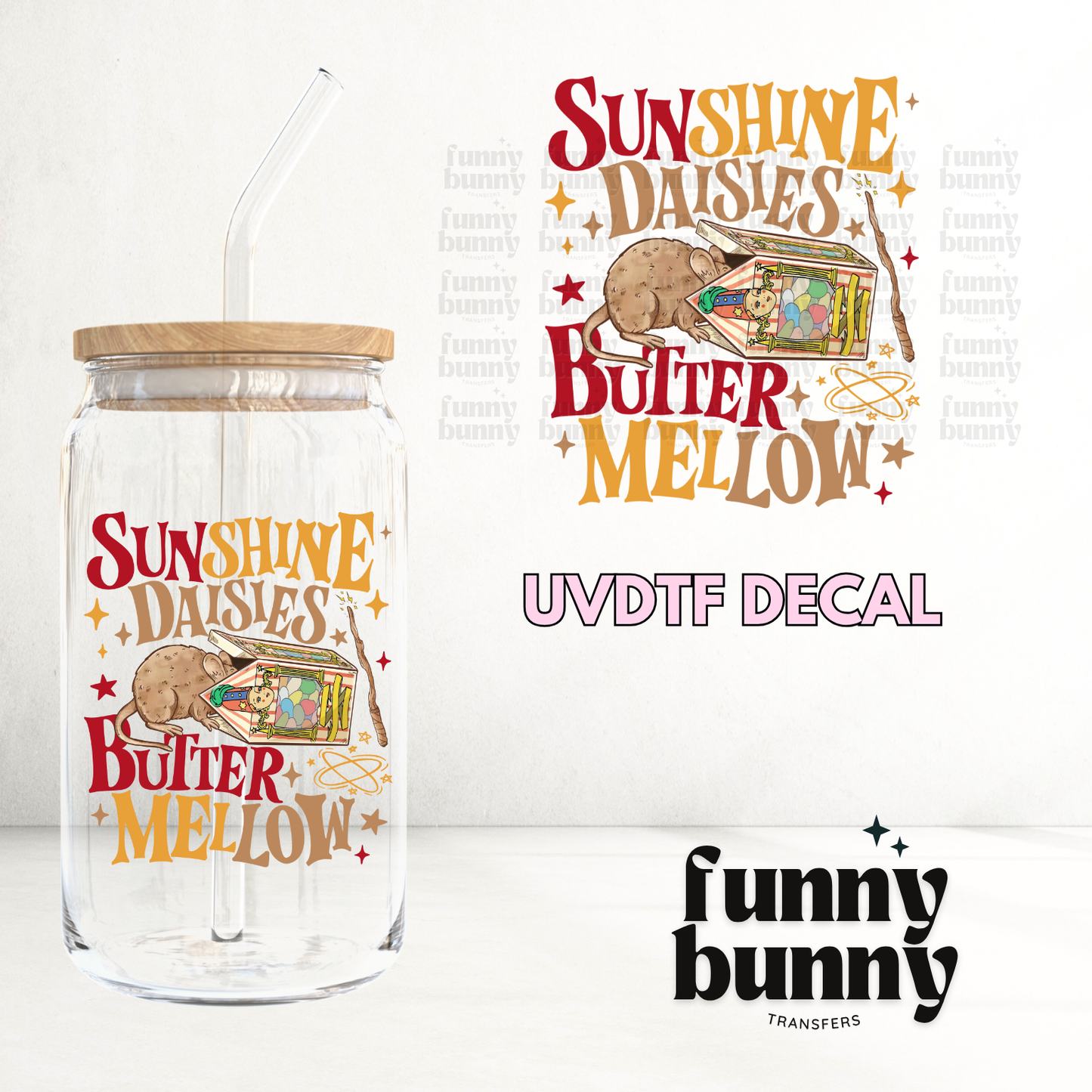Sunshine Daisies - UVDTF Decal