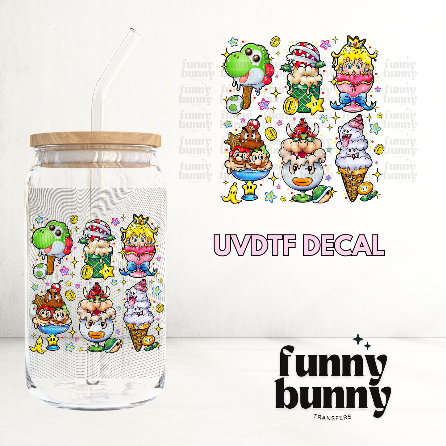 Superstar Popsicles - UVDTF Decal