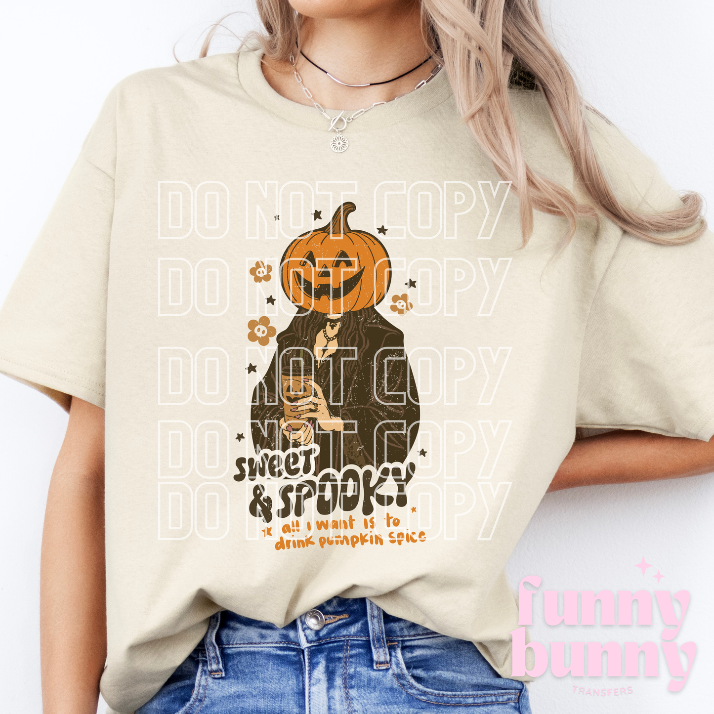 Sweet & Spooky Pumpkin - DTF Transfer