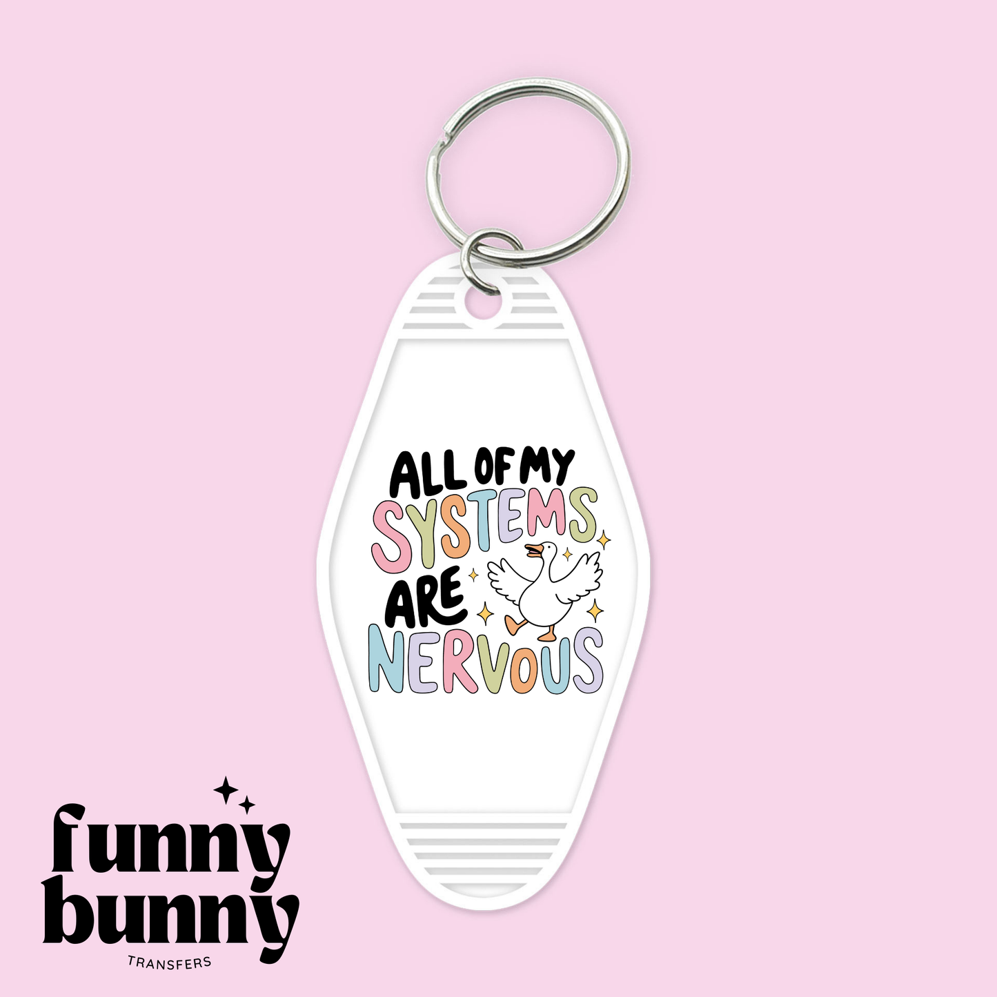 Systems Are Nervous - Motel Keychain