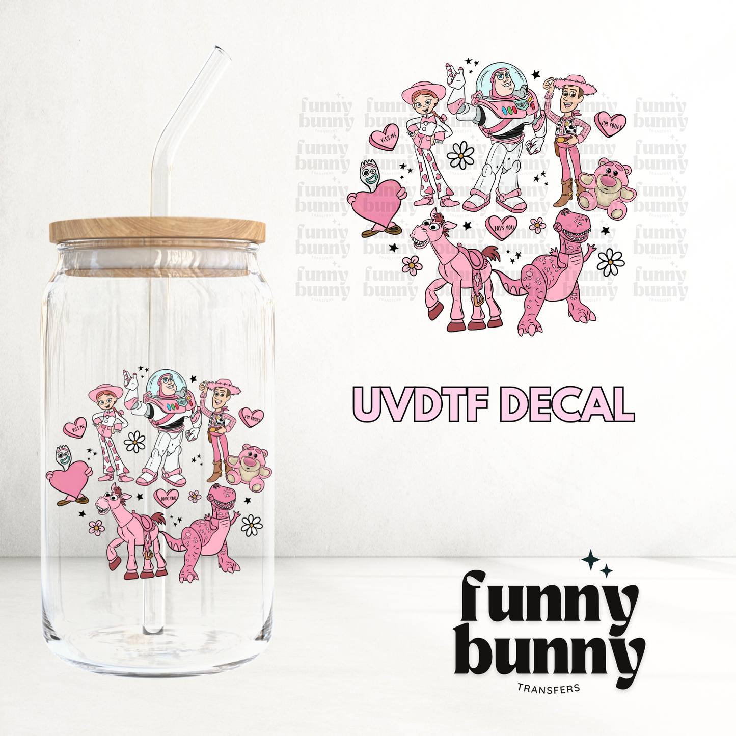 TS Pink Gang - UVDTF Decal