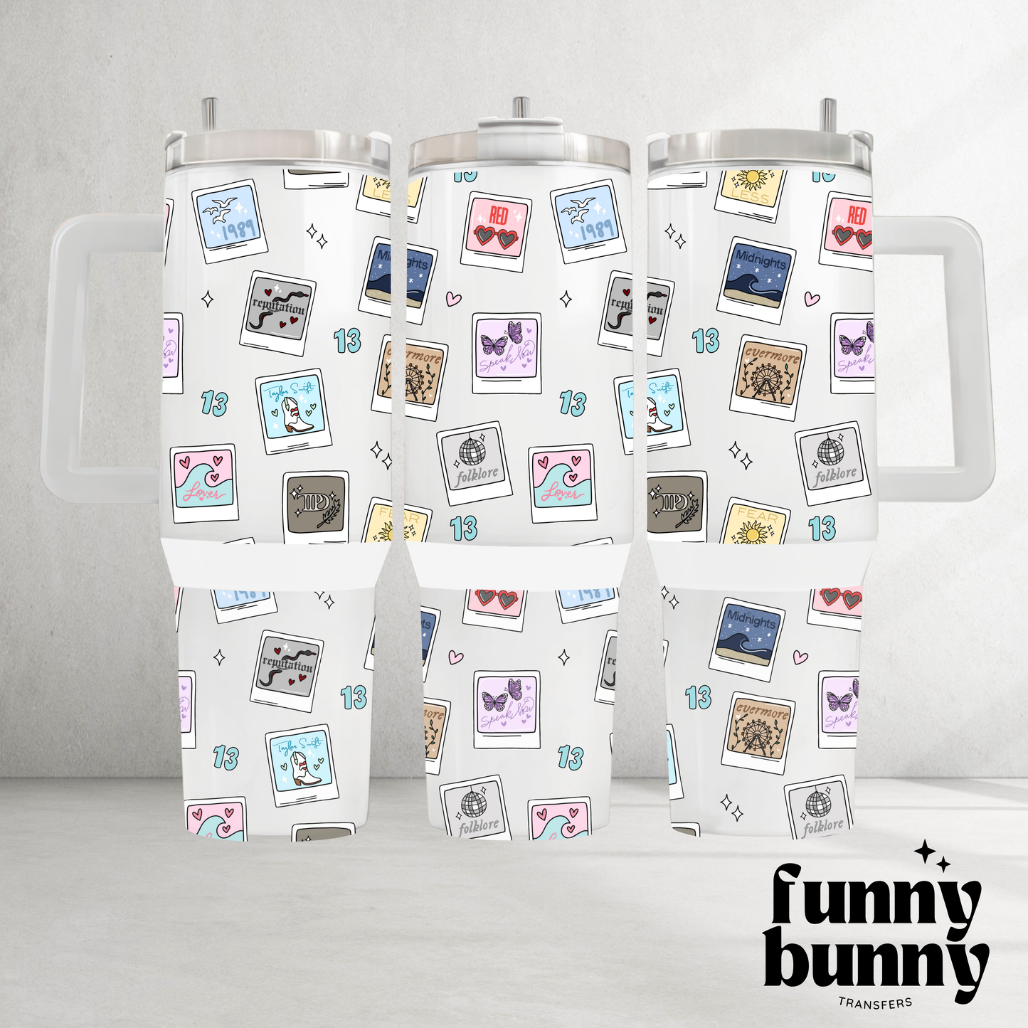 TS Polaroids - 40oz UVDTF Tumbler Wrap