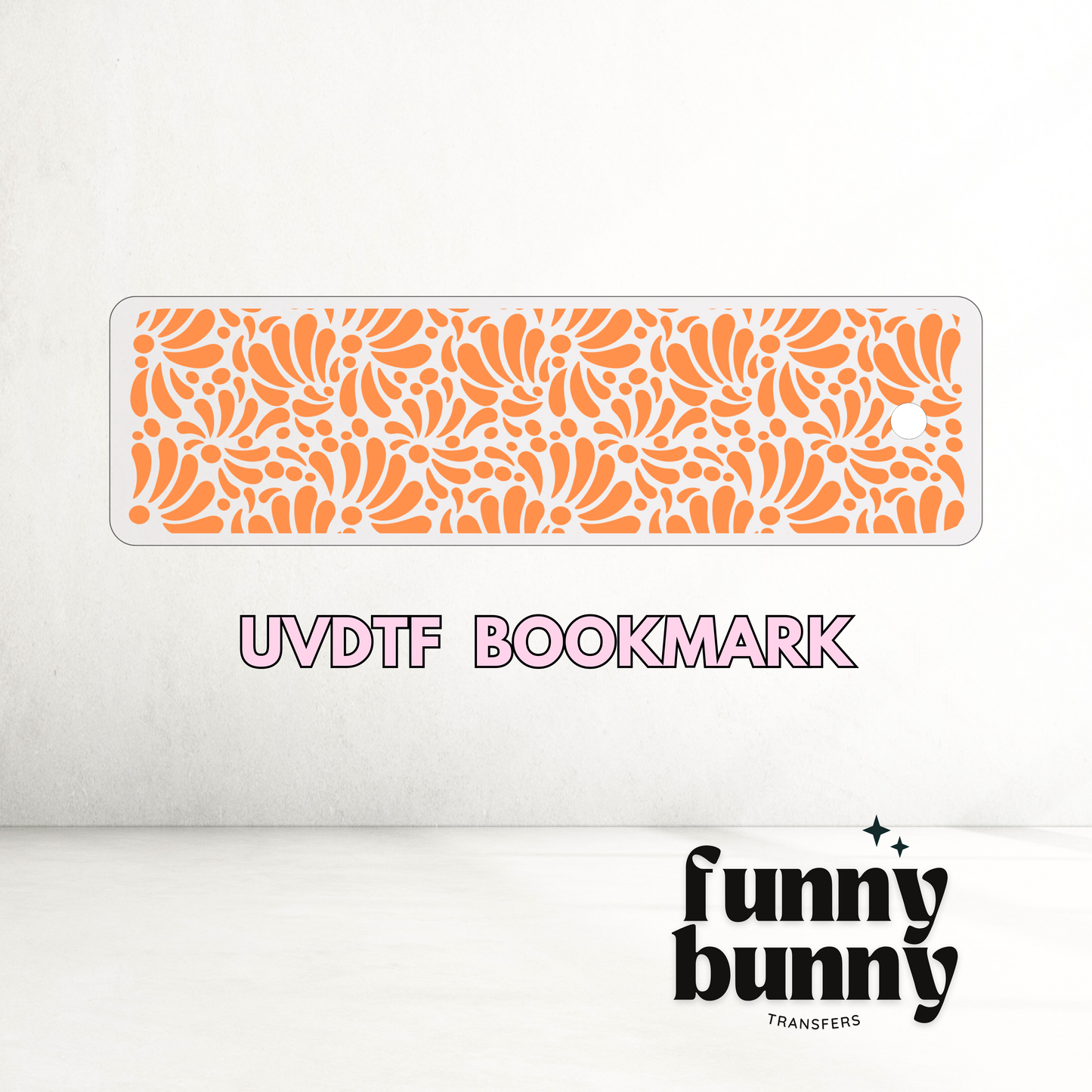 Talavera Apricot - UVDTF Bookmark Decal