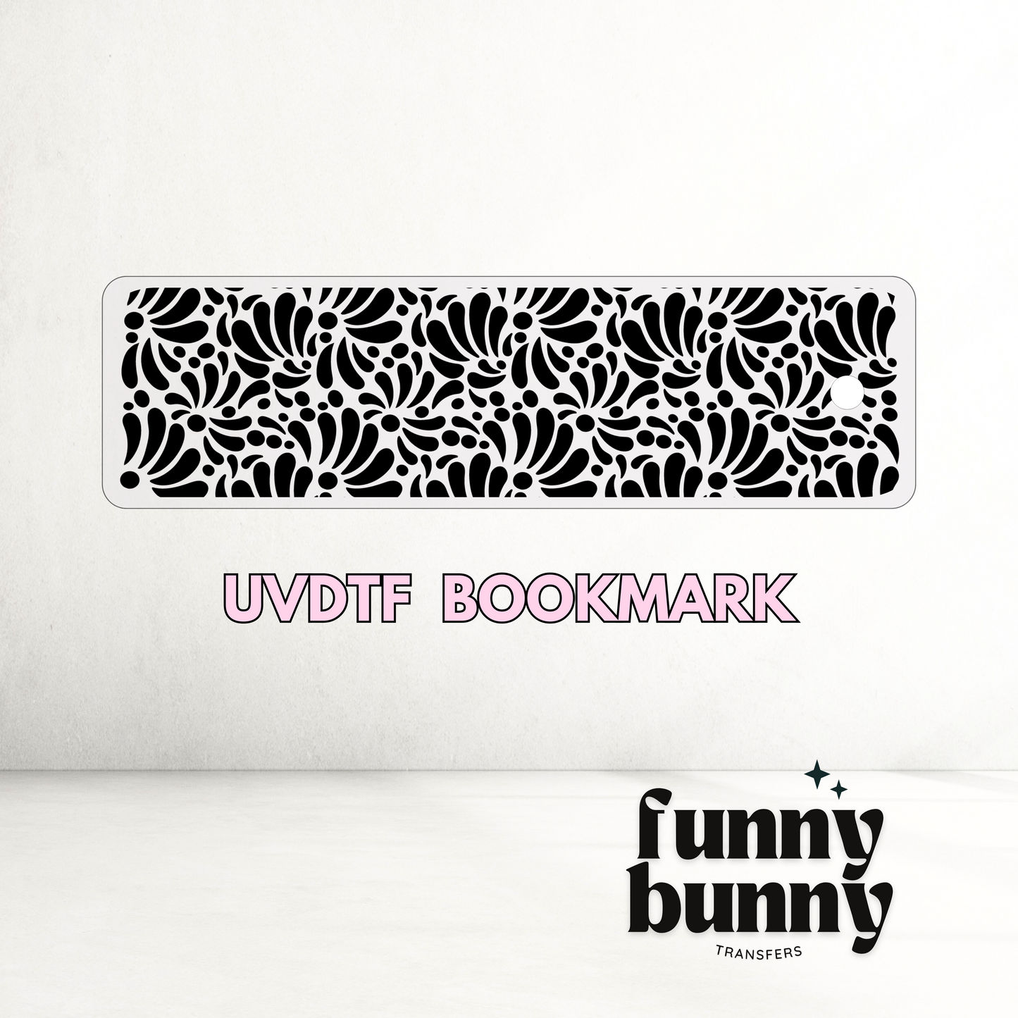 Talavera Black - UVDTF Bookmark Decal