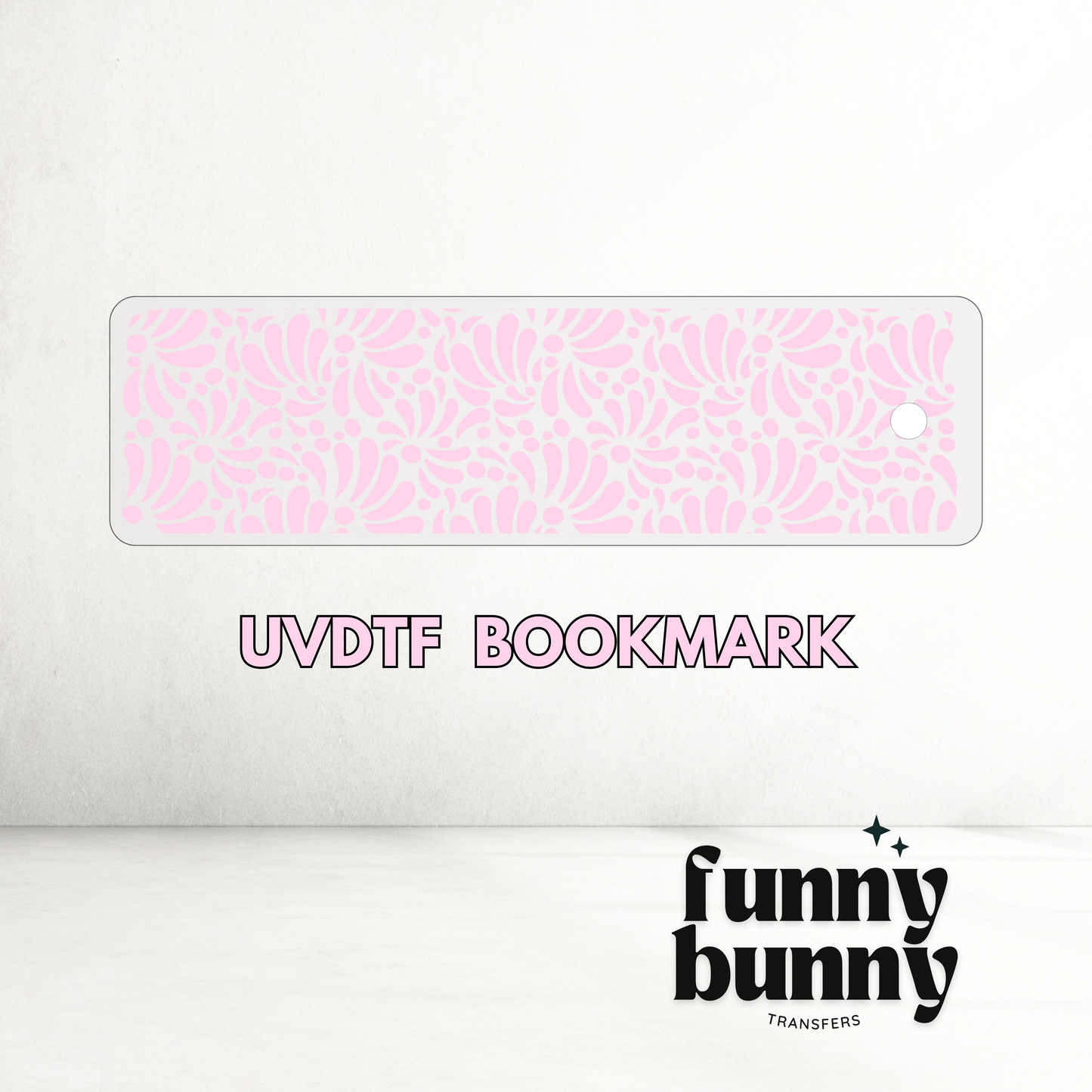 Talavera Blush - UVDTF Bookmark Decal
