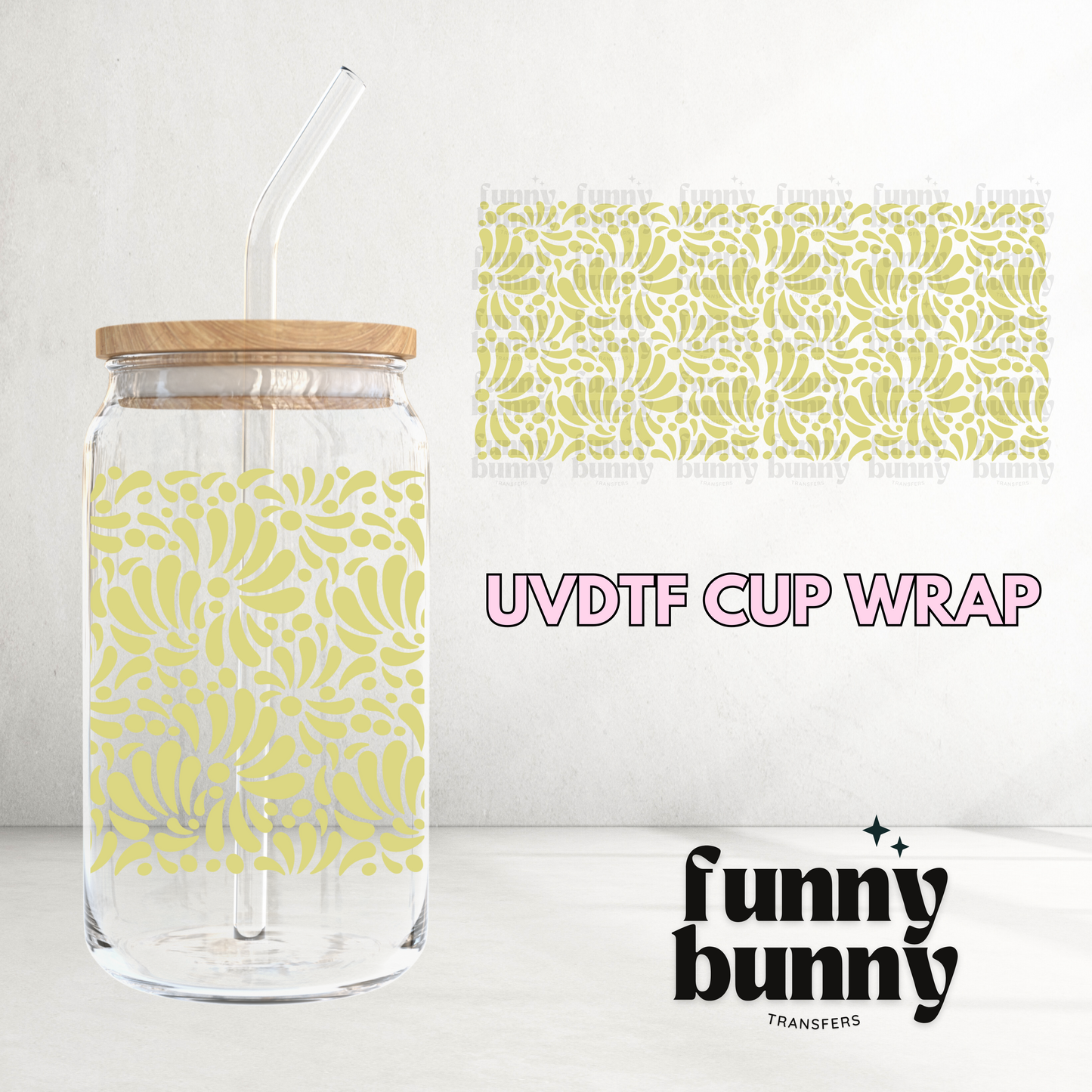 Talavera Geko - 16oz UVDTF Cup Wrap