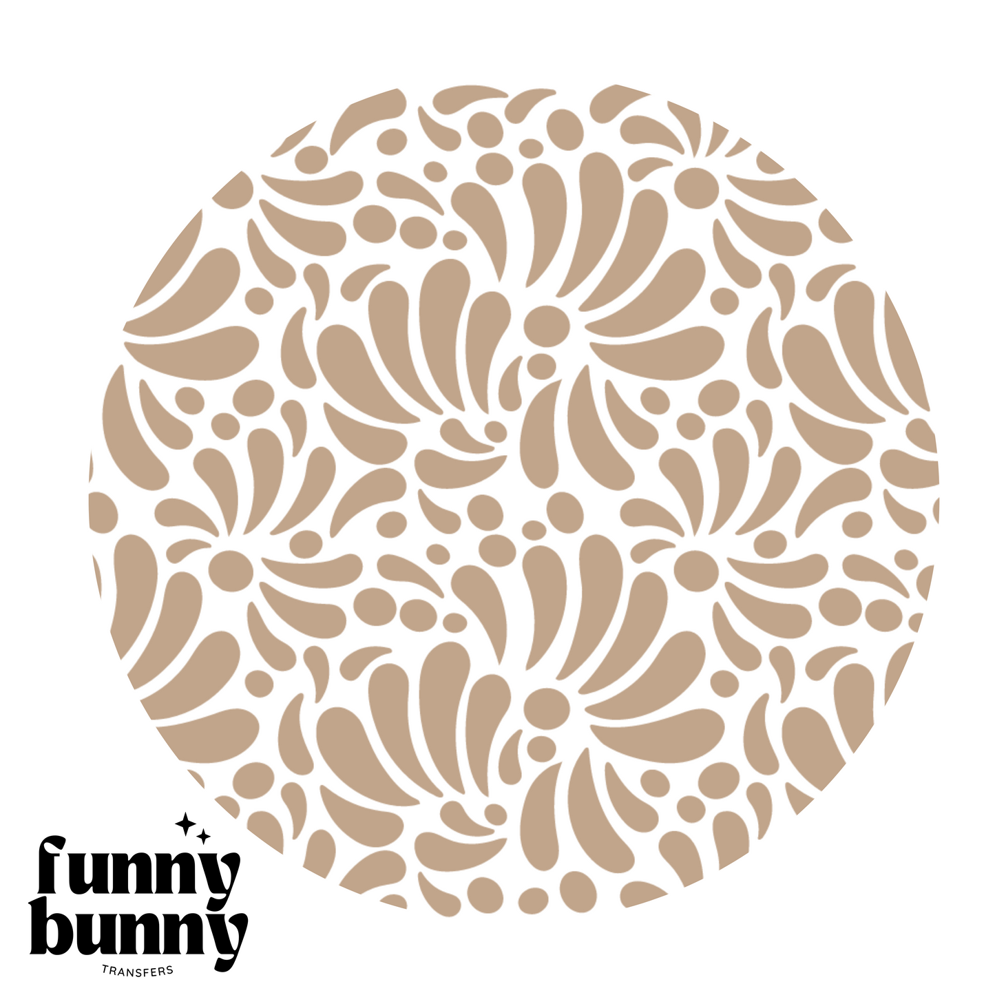 Talavera Mocha - UVDTF Lid Decal