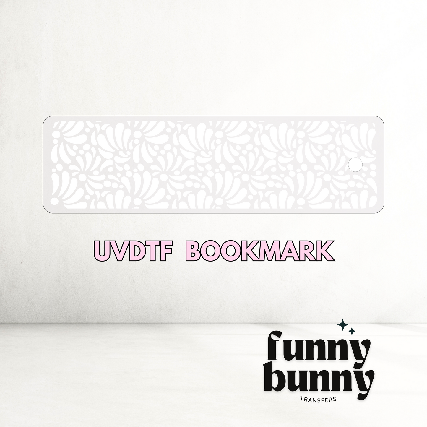 Talavera White - UVDTF Bookmark Decal