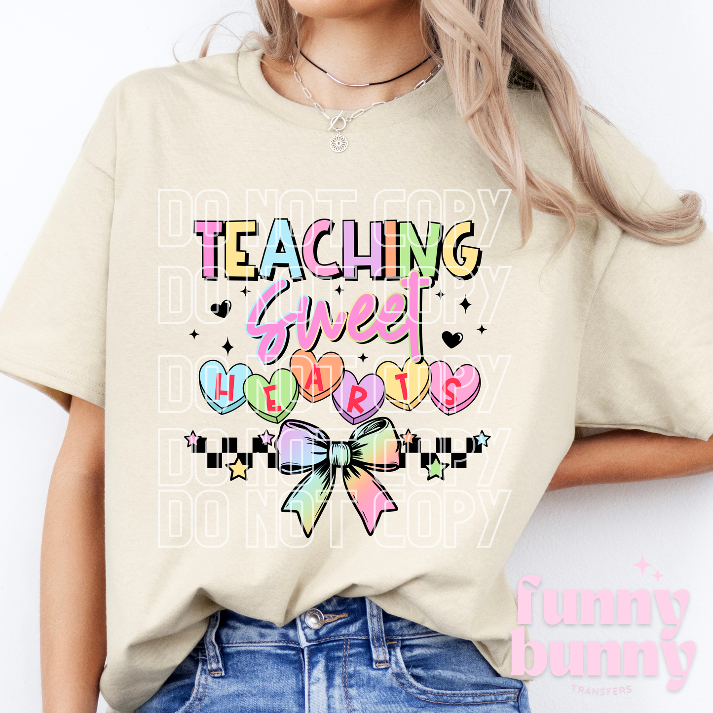 Teaching Sweet Hearts - DTF Transfer