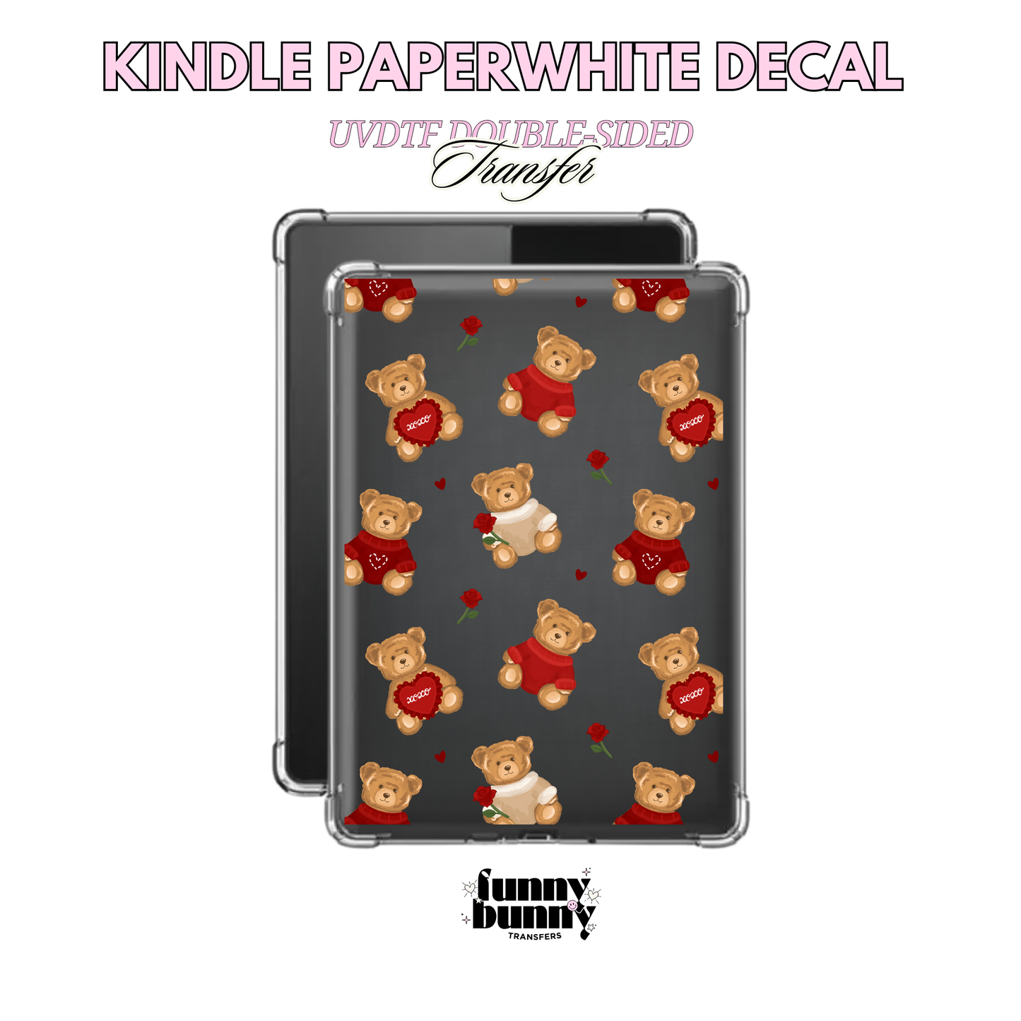 Teddies & Roses - Kindle Decal