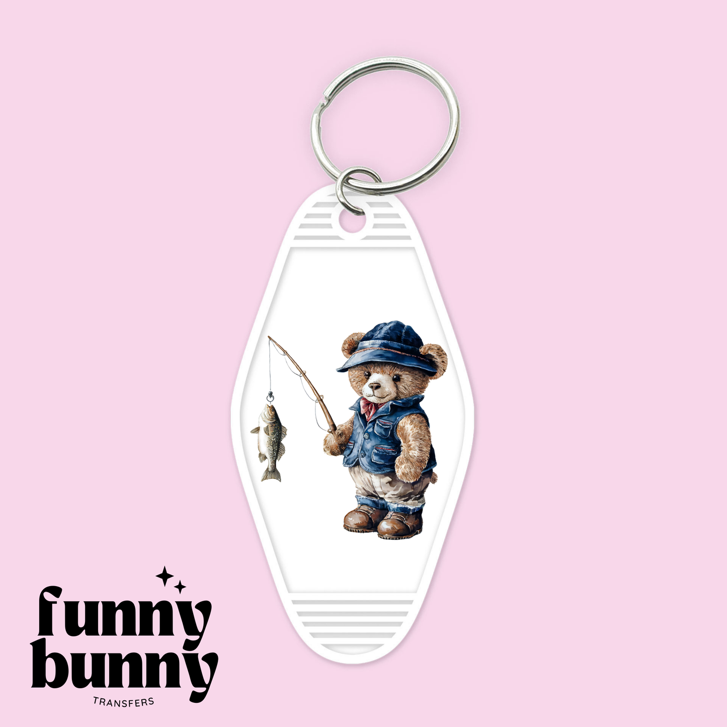 Teddy Fisherman - Motel Keychain